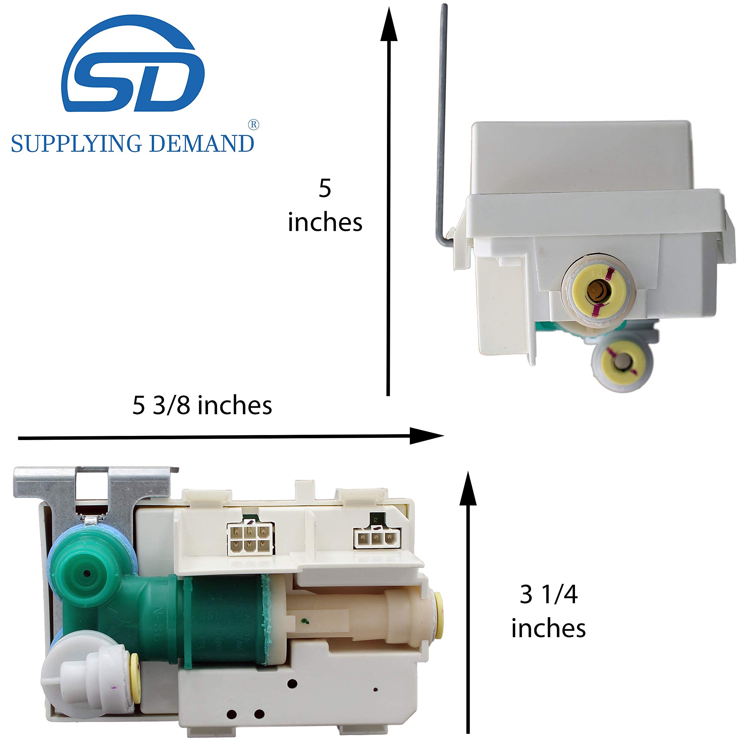 WR57X10072 & WR57X10085 Ice Machine Water Valve Replacement - Compatible with Specific Models (Not Universal) - Perfect for Refrigerator & Freezer Repair
