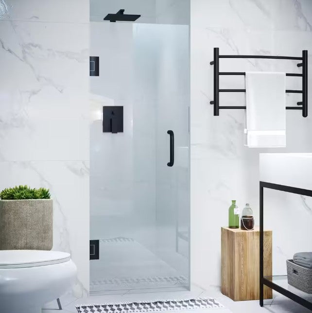 Anzzi SD AZ09 02MB Fellow Frameless Hinged Shower Door - 30