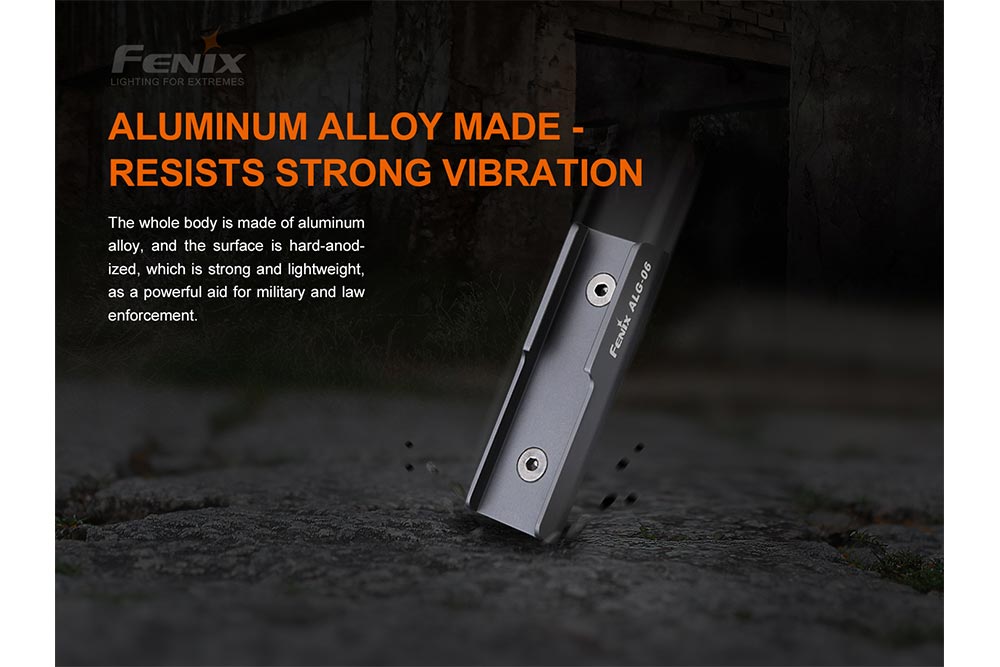 Fenix ALG-06 Remote M-LOK Rail Mount - Tactical Flashlight Accessory for Firearms & Hunting Gear | Perfect for Night Shooting & Outdoor Adventures