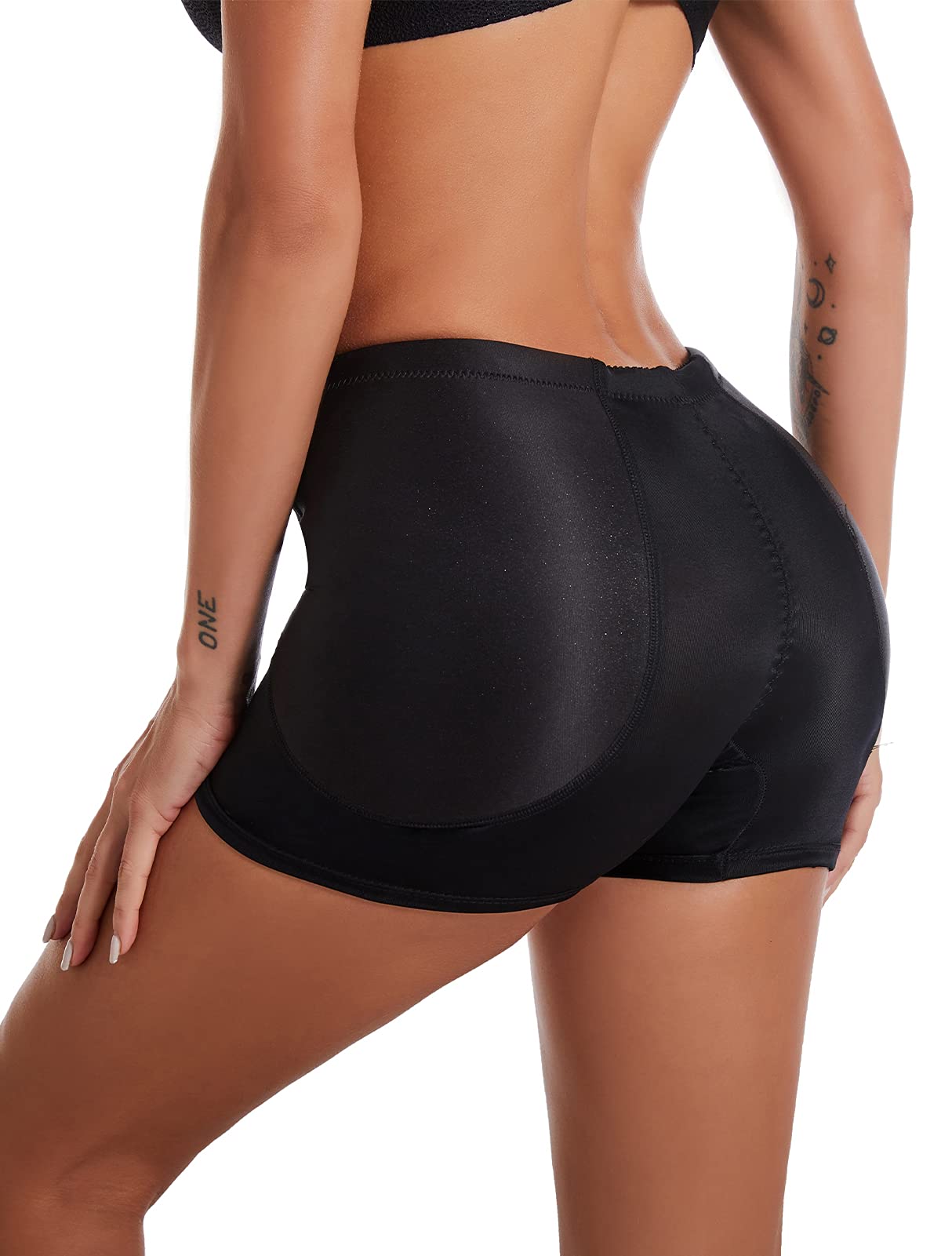 FEOYA Women's Seamless Shapewear Panties with Removable Pads - Butt Lifter & Hip Enhancer Underwear Shaper Shorts for Tummy Control (XS-3XL) - Perfect for Body Shaping, Special Occasions & Everyday Wear