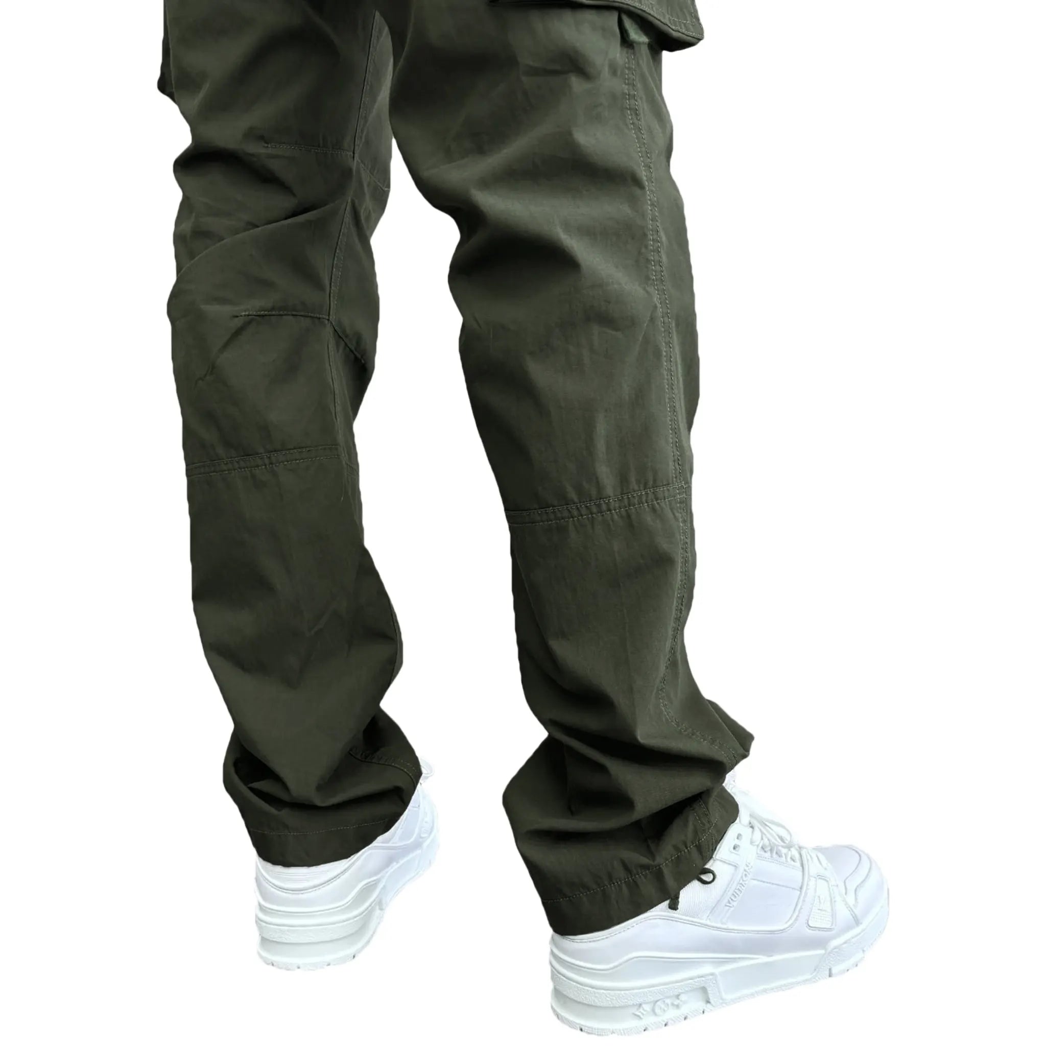 SIARR Military Tactical Cargo Pants for Men - Durable Dark Green Combat Pants with Multiple Pockets - Perfect for Outdoor Adventures, Hiking, and Workwear