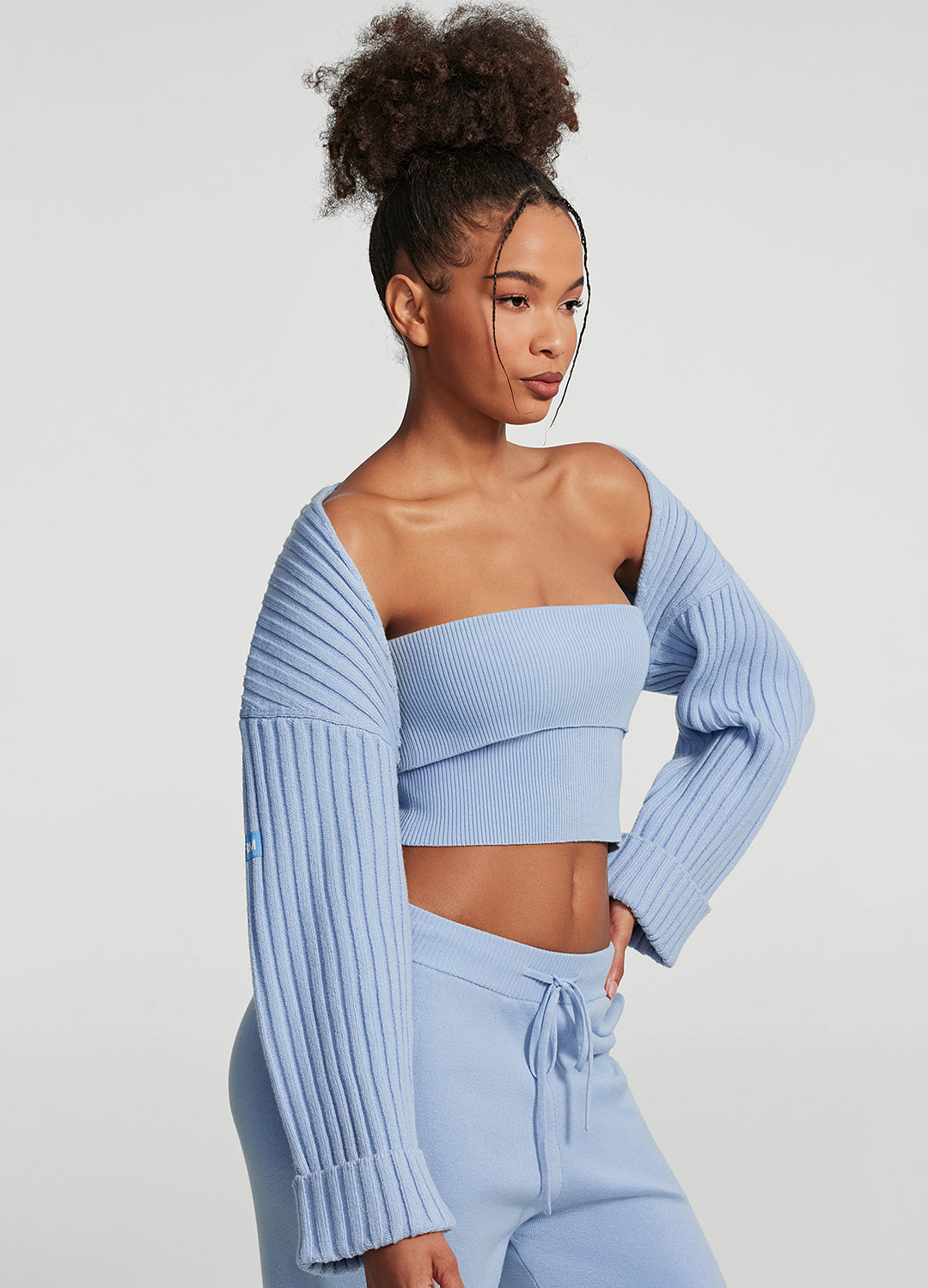 Elegant Ribbed Knit Shrug - Soft & Stretchy Women's Cardigan - Perfect for Layering with Dresses or Tops | Office, Date Night & Casual Outfits