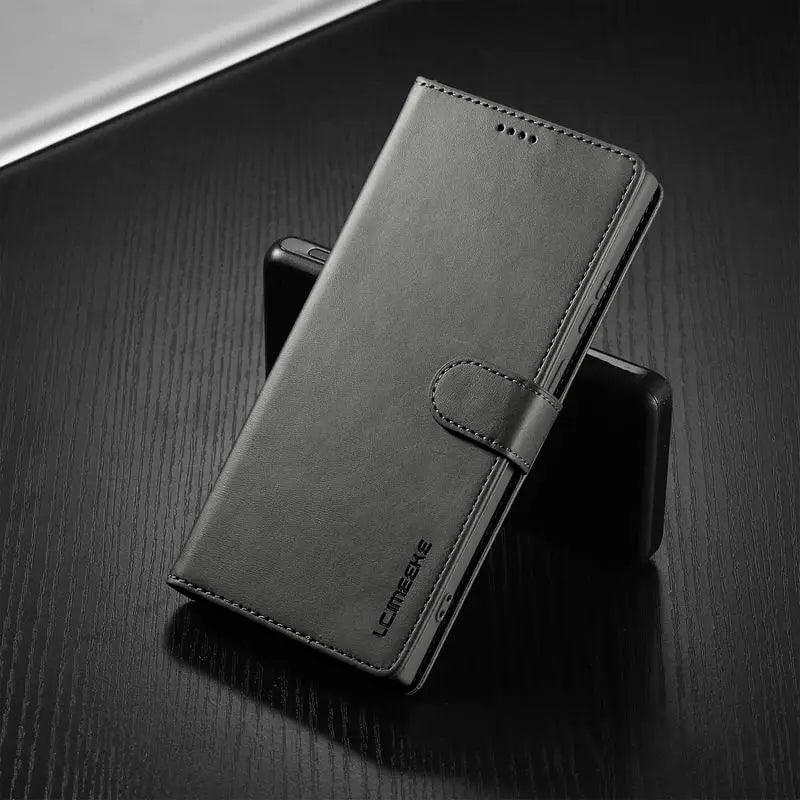Samsung Galaxy S24 Plus Wallet Case - Premium Vegan Leather Phone Cover with Card Slots for Credit Cards & ID - Perfect for Daily Use, Travel, and Business