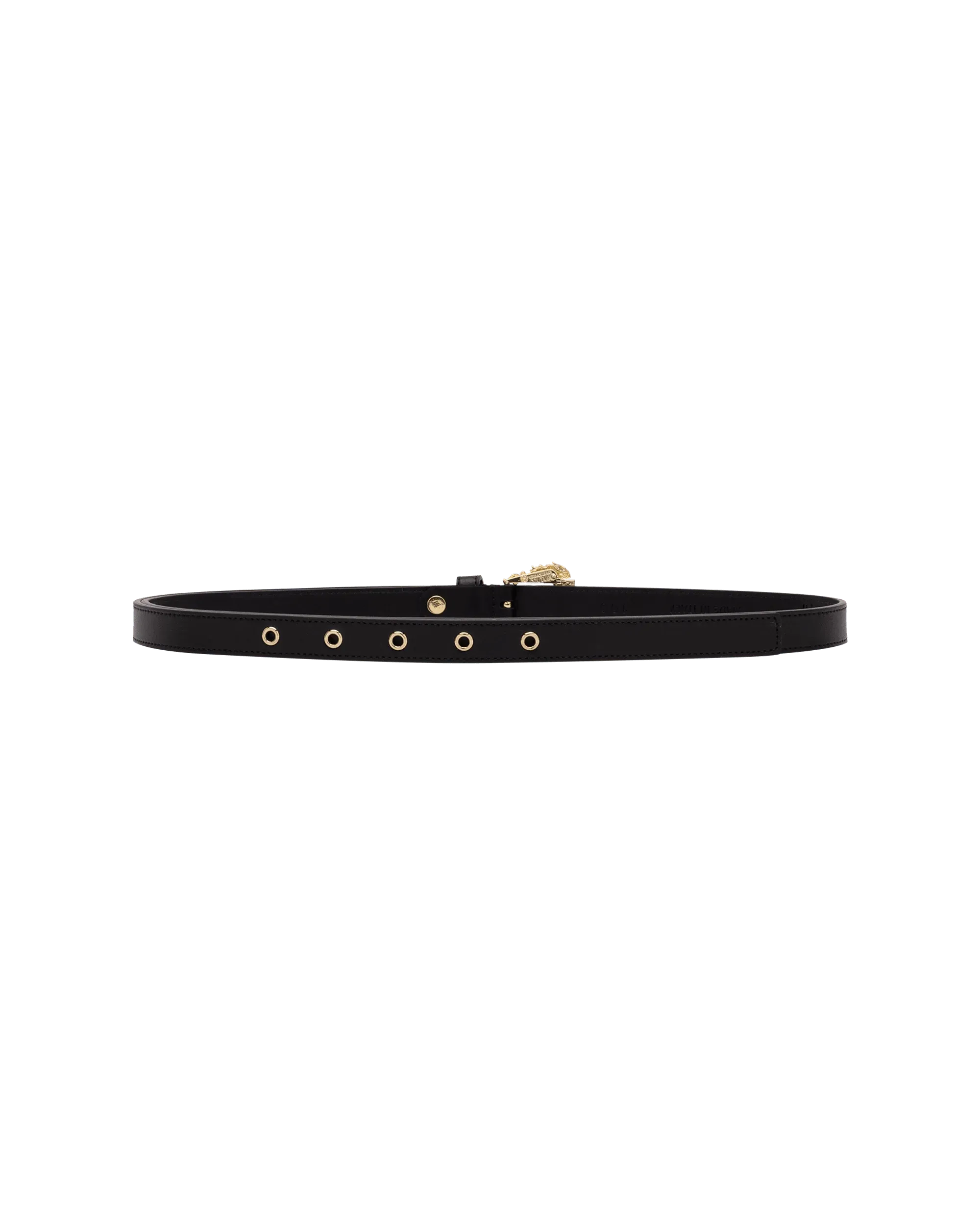 Luxury Gold Embroidered Logo Leather Belt for Men - Stylish Dress & Casual Wear - Perfect for Office, Parties & Everyday Fashion