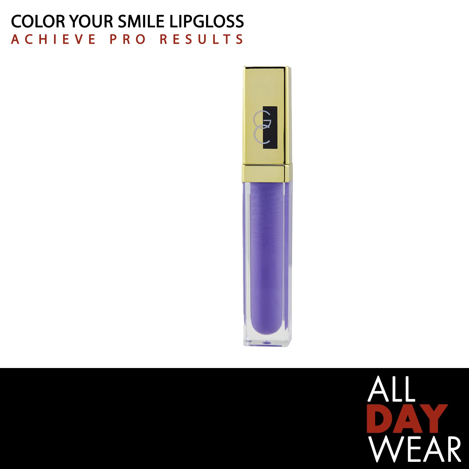 Gerard Cosmetics Super Pigmented Purple Lip Gloss with LED Light & Mirror - Hydrating Shiny Liquid Lipstick, Cruelty Free, Made in USA | Perfect for Night Out, Party Makeup & Gift Giving