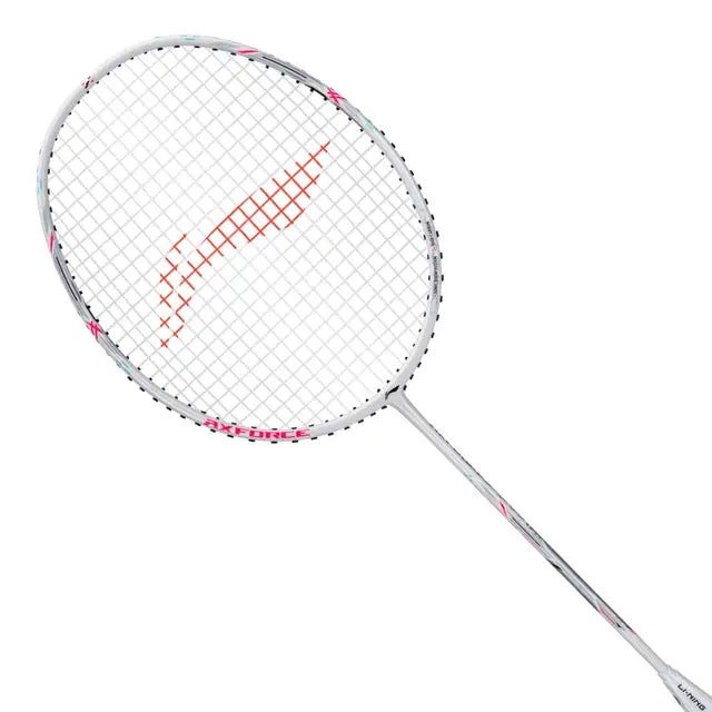 Li Ning Axforce Cannon White Badminton Racket - Professional Prestrung Racquet for Advanced Players | Perfect for Tournaments & Training Sessions | Made in China