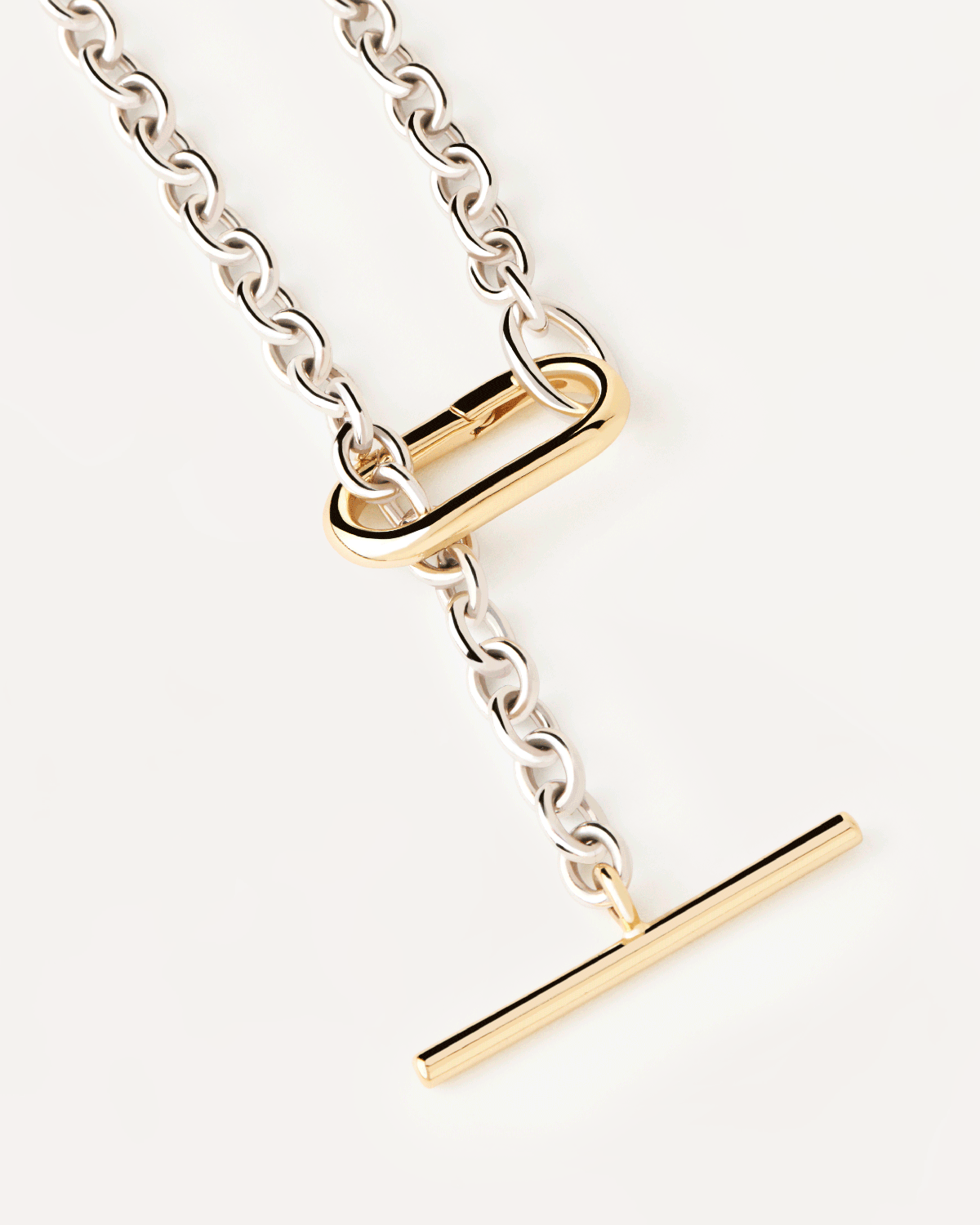 GRID Long Beat Chain Necklace for Women - Trendy Layered Gold Plated Choker & Pendant Necklace - Perfect for Casual Wear, Parties & Gifts