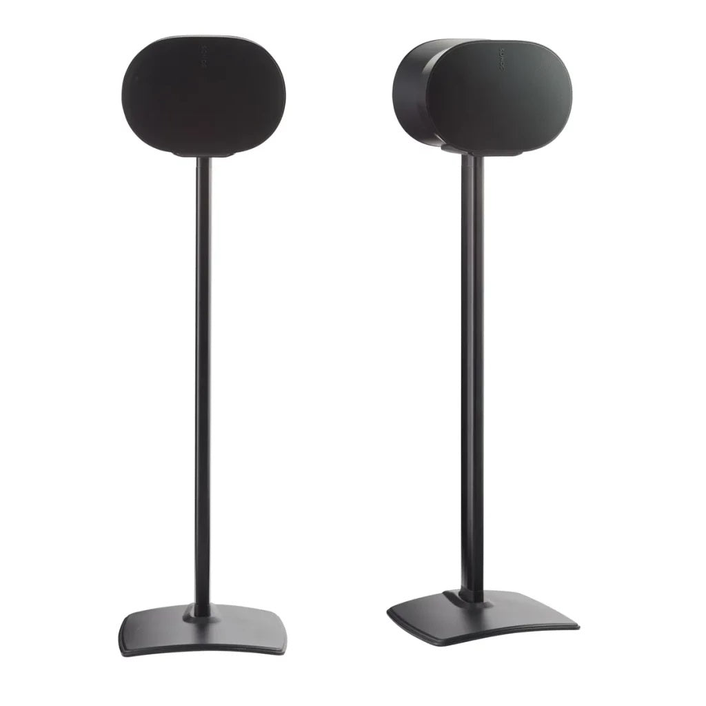 Sanus WSSE32 Speaker Stands for Sonos Era 300 - Premium Adjustable Height Floor Stands (Pair) - Perfect for Home Theater, Music Studio & Living Room Audio Setup