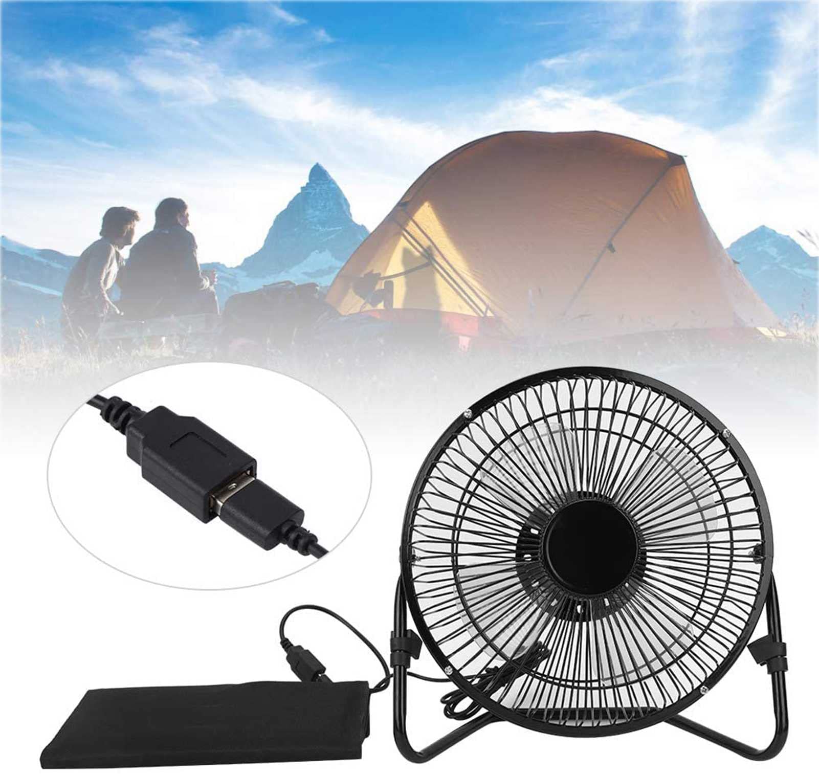 5W 6V Solar Panel Powered Fan - Waterproof USB Exhaust Fan Kit for Camping, Caravan, Yacht, Greenhouse, Dog House & Chicken Coop Ventilation | Outdoor Cooling & Air Circulation Solution
