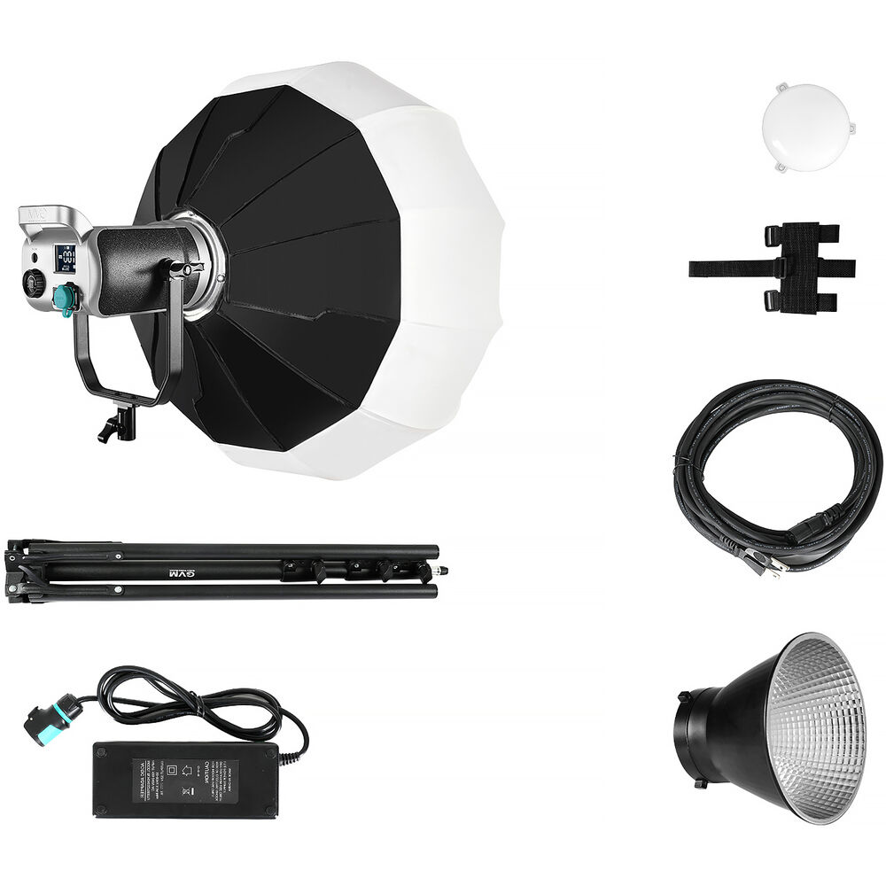 GVM SD300D Bi-Color LED Video Light Kit with Stand & Softbox - Professional Studio Lighting for YouTube, Photography, and Live Streaming