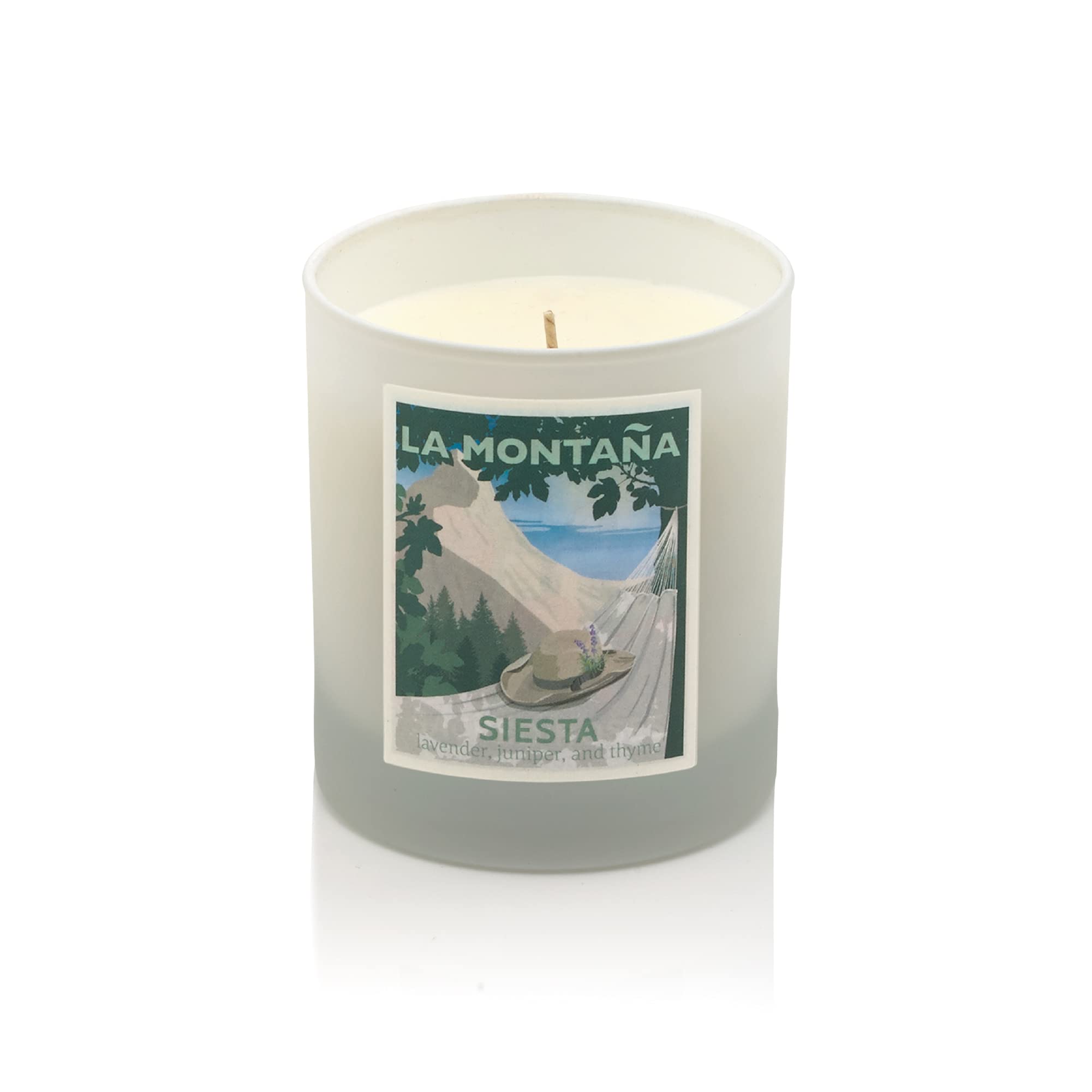 La Montaña Siesta Luxury Scented Candles - Spanish-Inspired Home Fragrance with Natural Wax (Lavender, Juniper & Thyme) | Perfect for Relaxation, Spa Nights & Romantic Ambiance