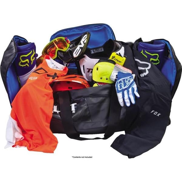 Ocelot Pro Gear Duffle Bag - Heavy Duty Travel Duffel for Camping, Gym & Motorcycle | Water-Resistant Black Duffle for Men & Women | Perfect for Weekend Getaways, Workouts & Adventure Travel
