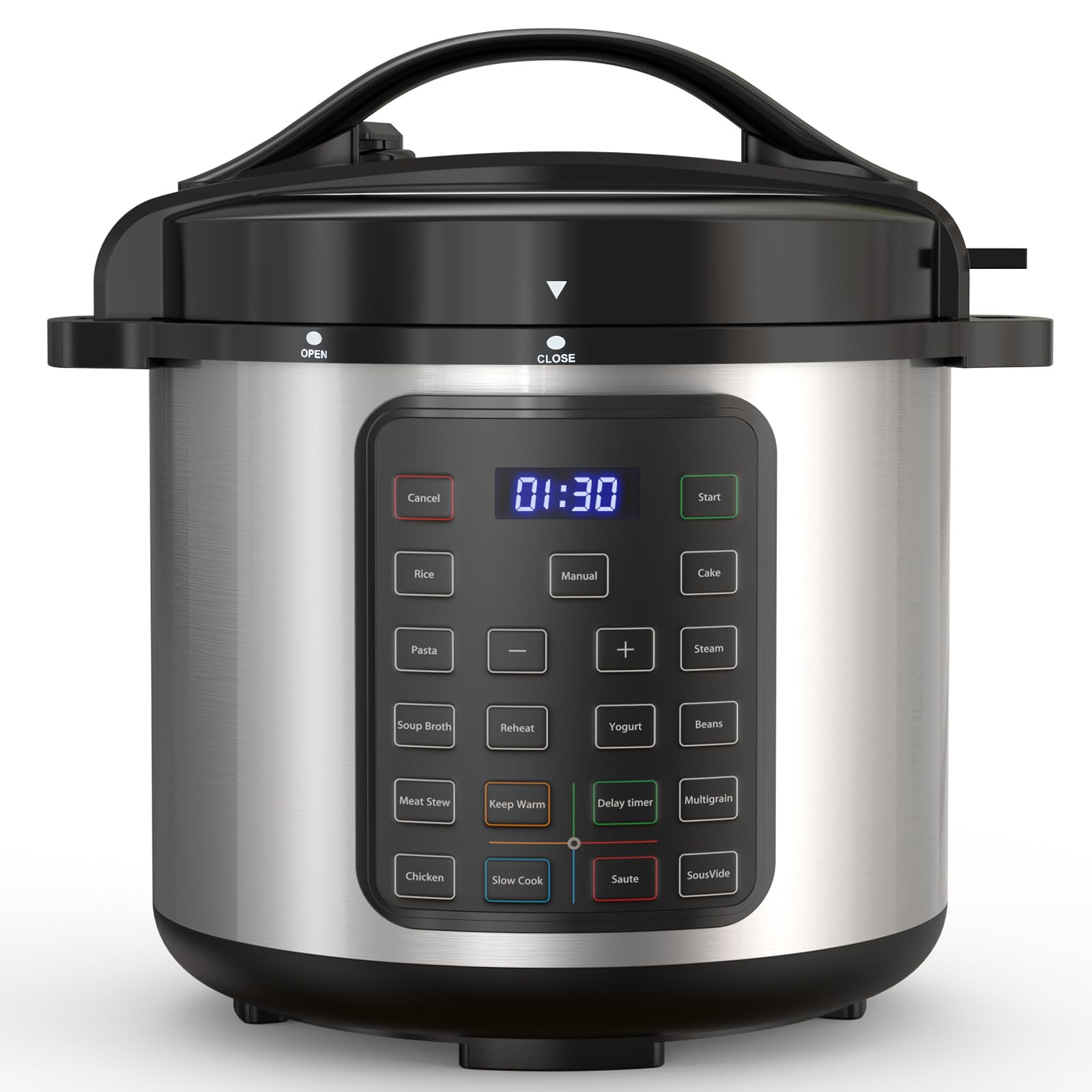 Sweetcrispy 8 QT Electric Pressure Canner - 16-in-1 Multi Cooker for Canning, Slow Cooking & Rice | Digital Stainless Steel Pressure Cooker | Perfect for Home Canning, Meal Prep & Large Family Cooking