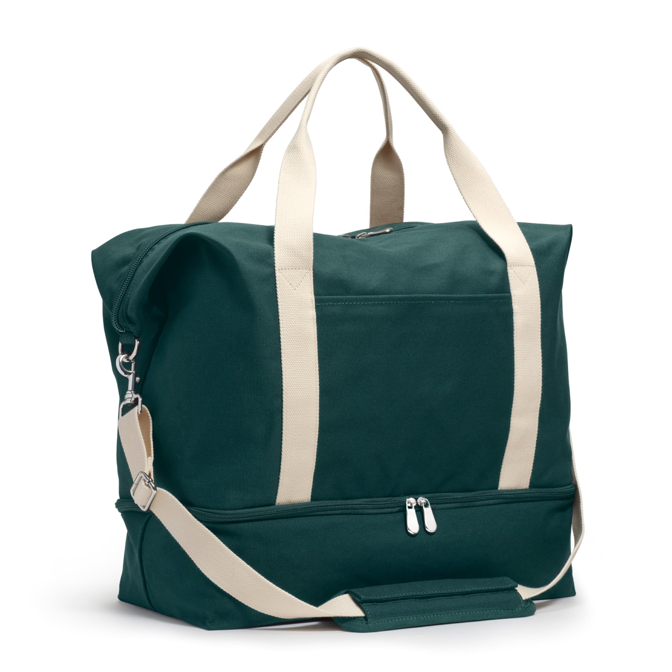 Lo & Sons Original Catalina Deluxe Premium Canvas Duffel Bag for Travel, Gym & Weekends - Water-Resistant Carryall with Shoe Compartment for Men & Women - Perfect for Business Trips, Workouts & Overnight Getaways
