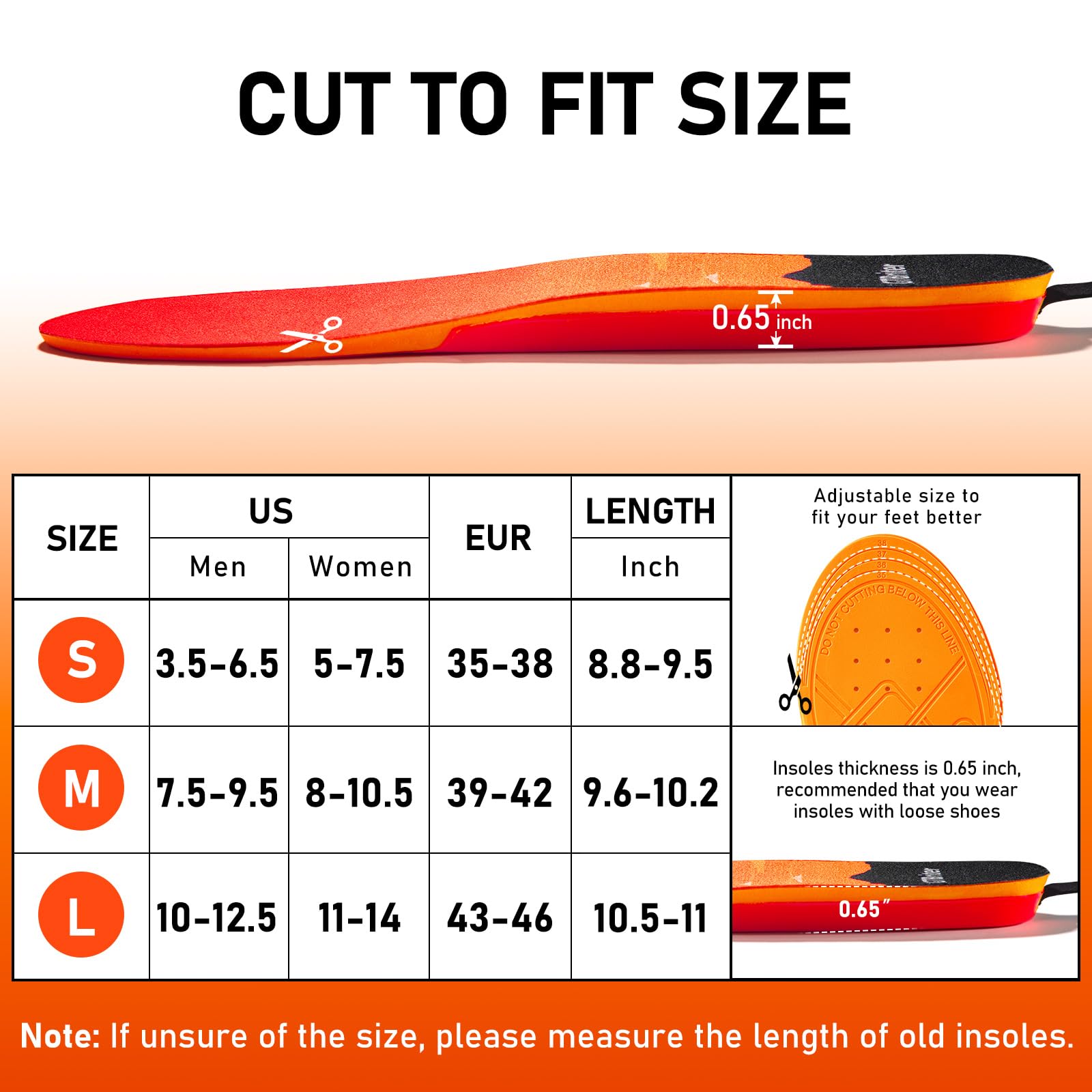 5000mAh Rechargeable Heated Insoles for Men & Women - APP Controlled, Up to 14 Hours Heating, Removable Battery - Winter Foot Warmers for Hunting, Hiking, Skiing & Outdoor Activities - Size L-11