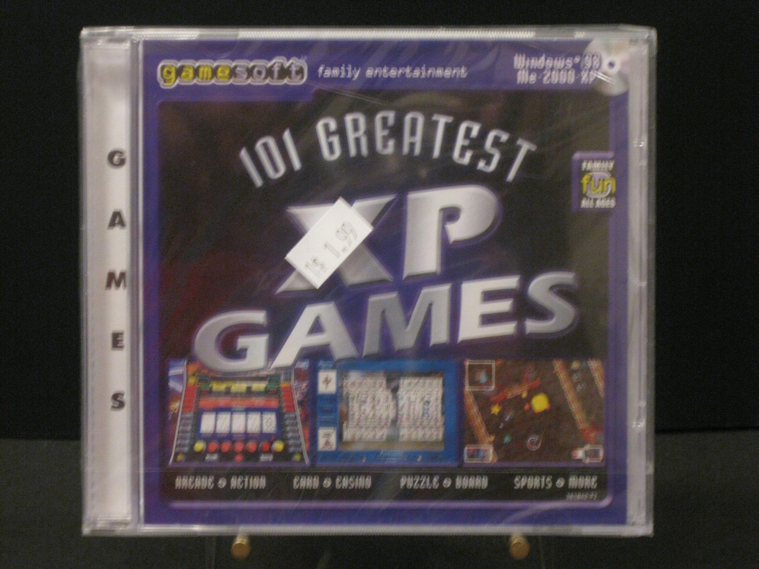 101 Greatest XP Games (Jewel Case) - Classic PC Games Collection for Windows XP - Perfect for Retro Gaming & Nostalgic Entertainment