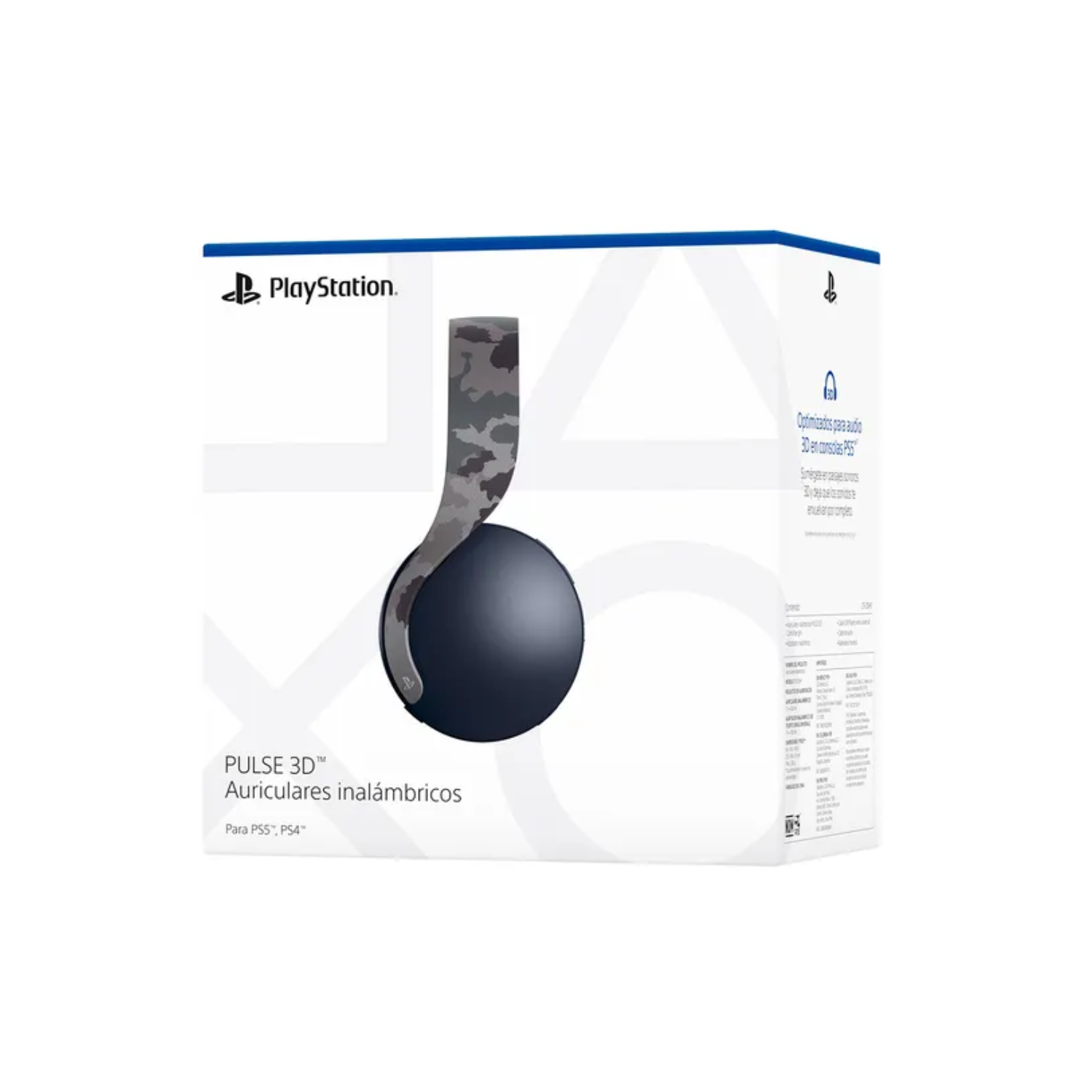 Pulse 3D Wireless Gaming Headset for PS5 & PS4 - Camo Gray | Immersive 3D Audio for PlayStation Gaming | Perfect for Competitive Play & Virtual Reality