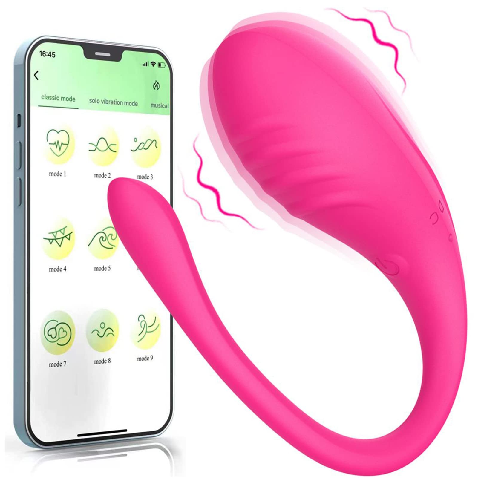 10 Speed APP Remote Control Vibrator for Women - Mini G-Spot & Clitoral Stimulator, Waterproof Love Egg for Couples Play | Perfect for Long Distance Romance, Bedroom Fun & Solo Pleasure