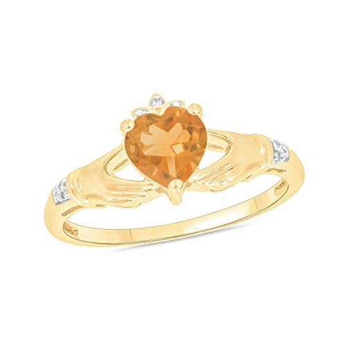 Yellow Gold - Citrine stone