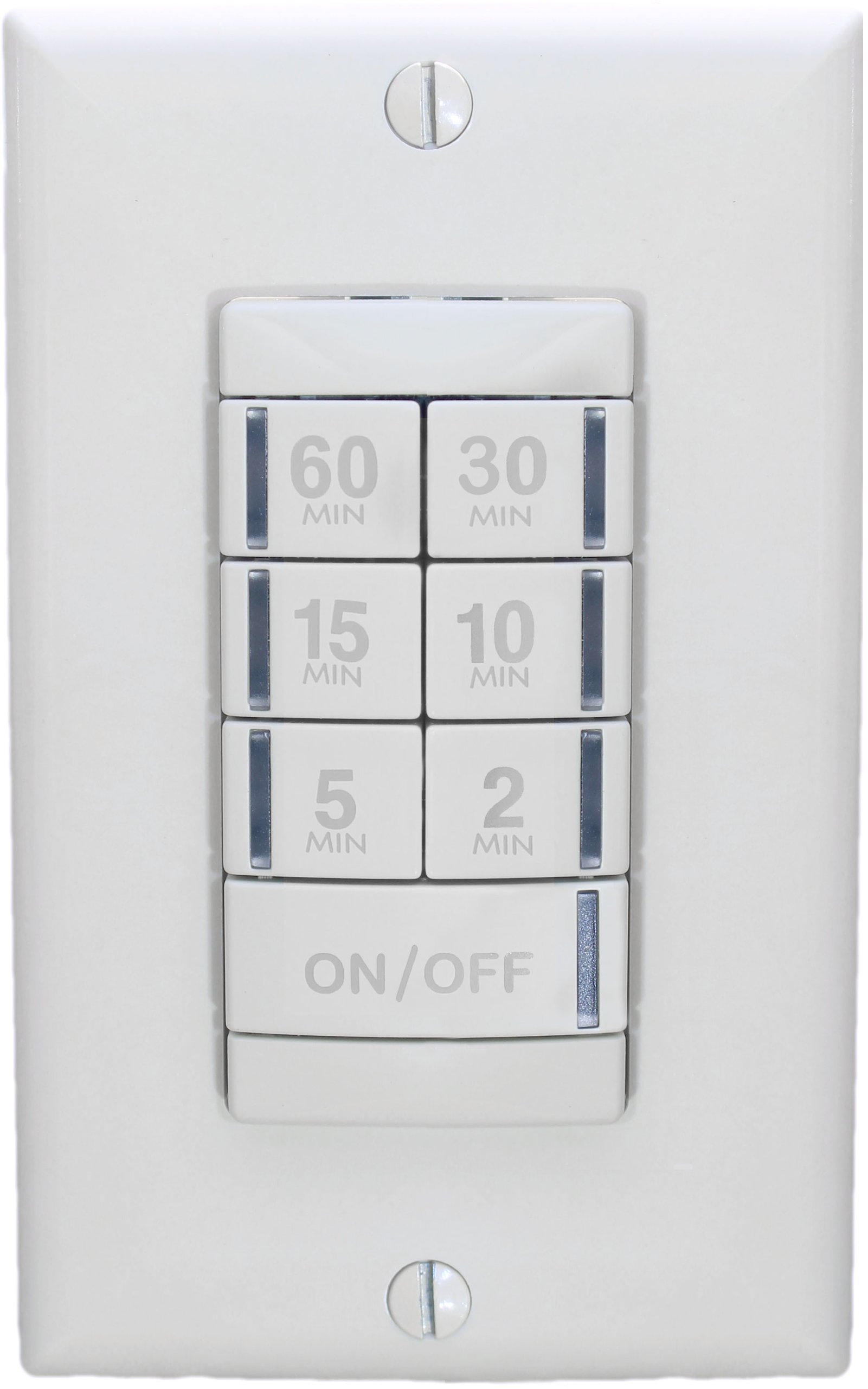 PTS 60 WH Programmable Timer Switch - Digital Interval Timer for Home Automation, 120V Line Voltage, White | Perfect for Lights, Appliances & HVAC Control