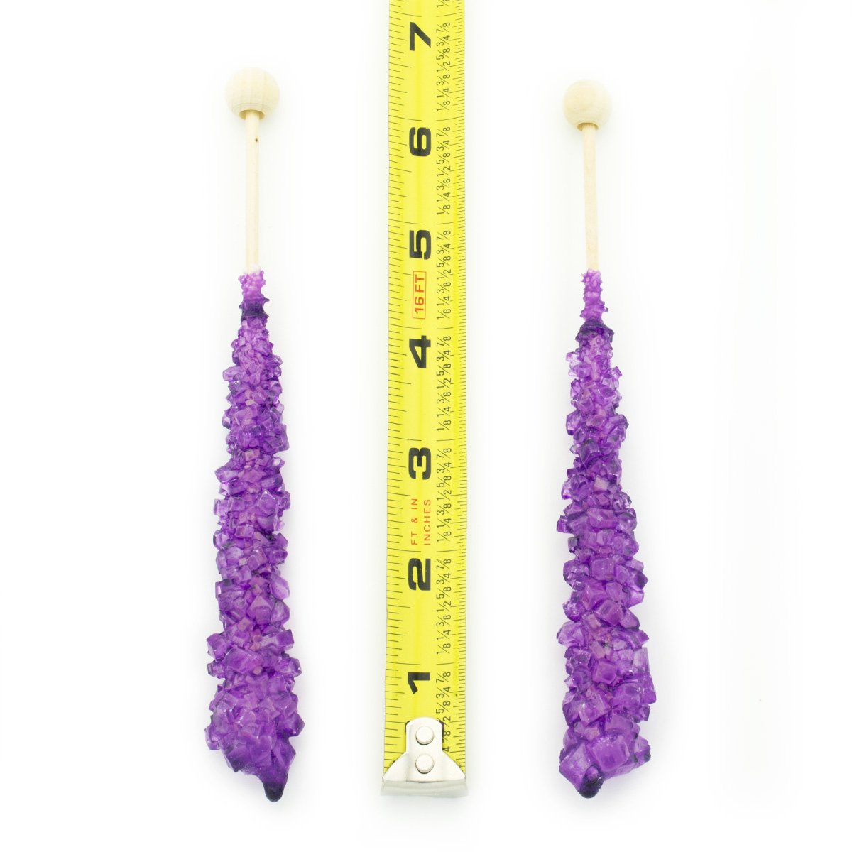 Boone's Mill Rock Crystal Candy Sticks - Purple Grape Flavor, Pack of 36 | Vintage Hard Candy for Parties, Gifts & Nostalgic Treats