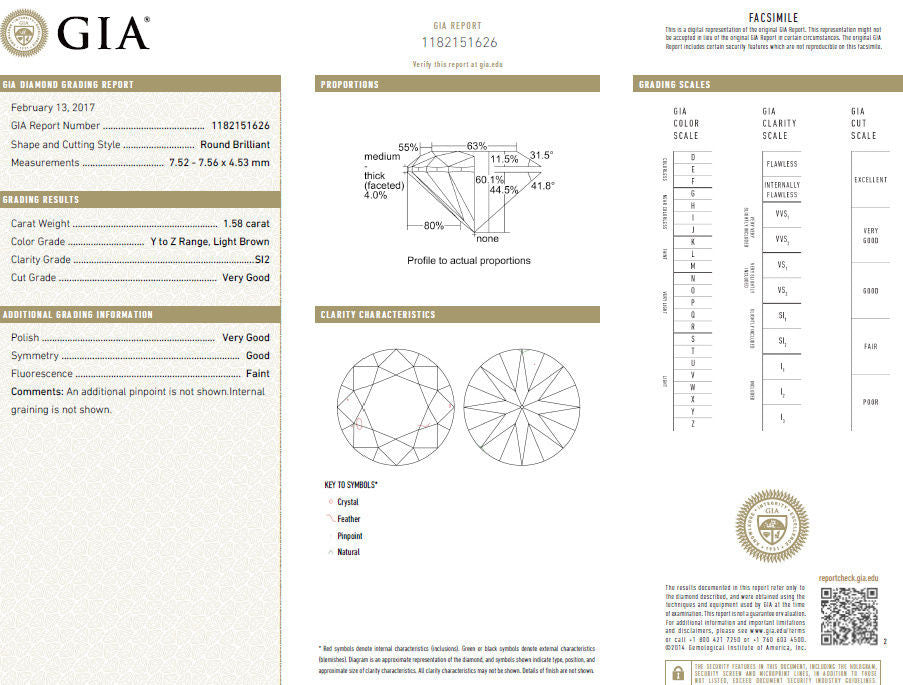 GIA Certified 3.08 Carat Fancy Light Brown Round Cut Diamond Ring in 14K Gold - Elegant Engagement & Wedding Jewelry for Women