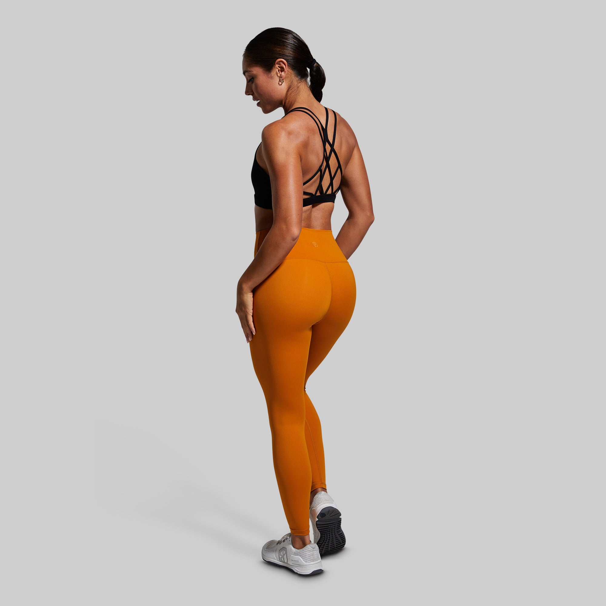 Synergy Legging (Honey Ginger) - High Waisted Yoga Pants for Women, Soft & Stretchy Workout Leggings - Perfect for Yoga, Gym, Running & Lounge Wear