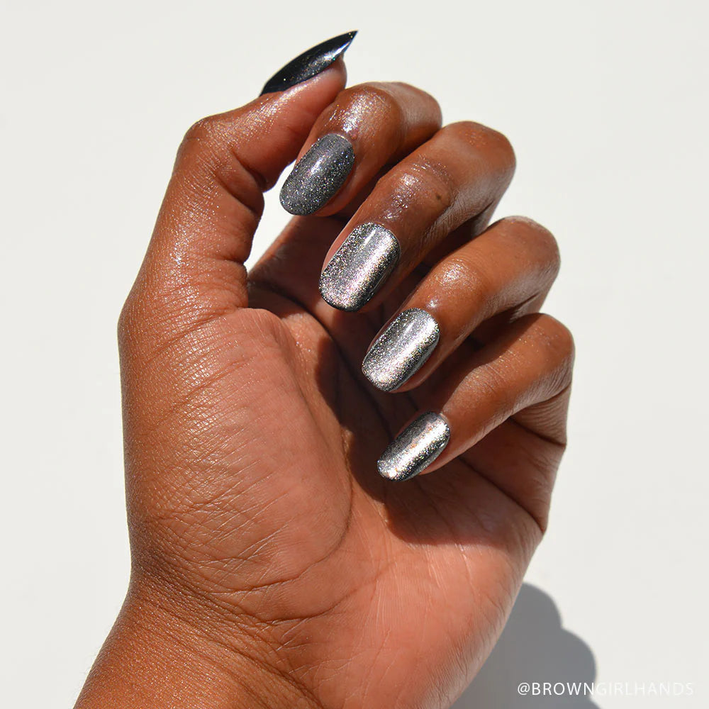Galaxy Press On Nails - Long Lasting Fake Nails with Glue - Full Cover Acrylic Nails for Women - Perfect for Parties, Weddings, and Special Occasions