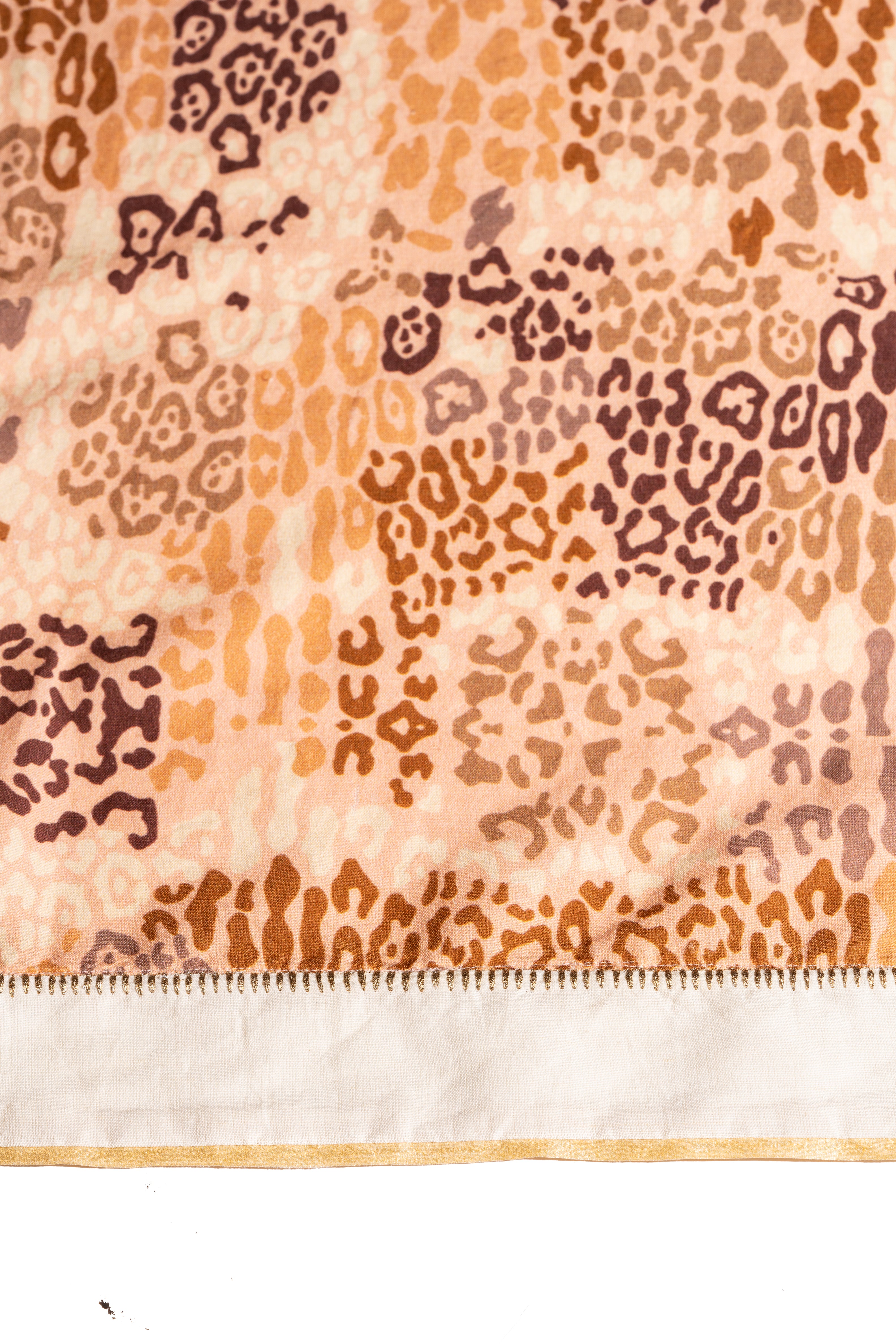 Golden Animal Print Tablecloth - Waterproof & Washable Dining Table Cover for Parties, Picnics, and Home Decor