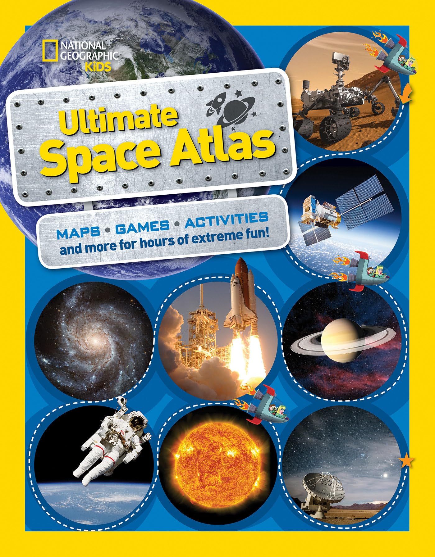 National Geographic Kids Ultimate Space Atlas - Explore the Universe with Stunning Maps & Facts for Young Astronomers | Perfect for School Projects & Space Enthusiasts