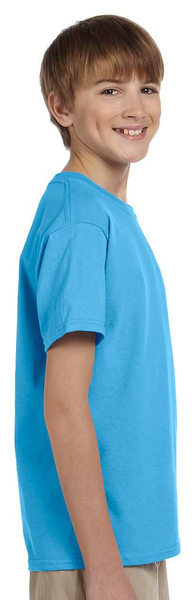 Fruit of the Loom Youth 5 oz. HD Cotton™ T-Shirt - Cardinal Red - Soft Comfortable Kids Tee for School, Sports & Everyday Wear