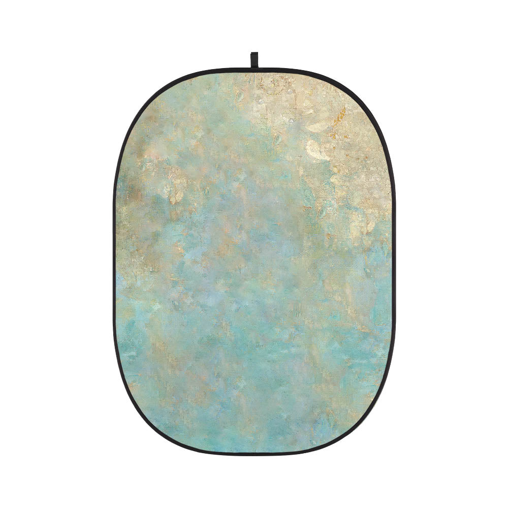 2x1.5m Floral Painting Collapsible Backdrop CBA PF0005 - Perfect for Photo Booths, Wedding Decor & Home Backgrounds