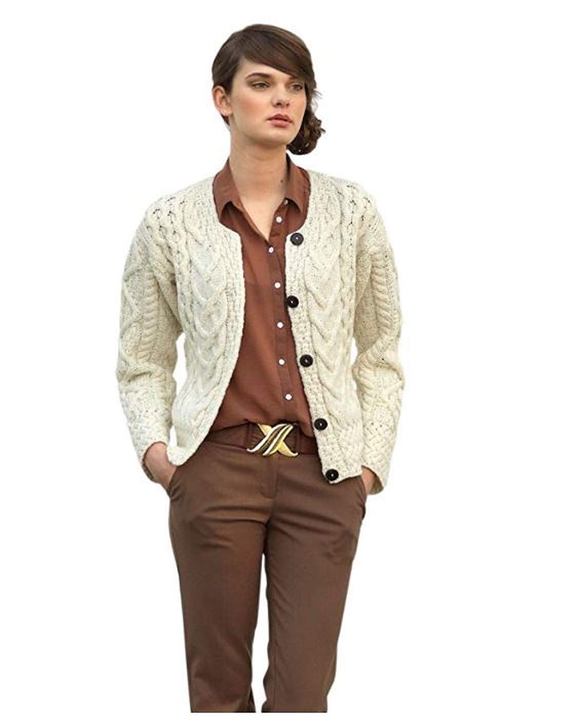 Women's Cable Knit Fashion Cardigan Sweater - Cozy Winter Pullover for Casual Outfits & Office Wear | Perfect for Layering, Date Nights & Holiday Gatherings