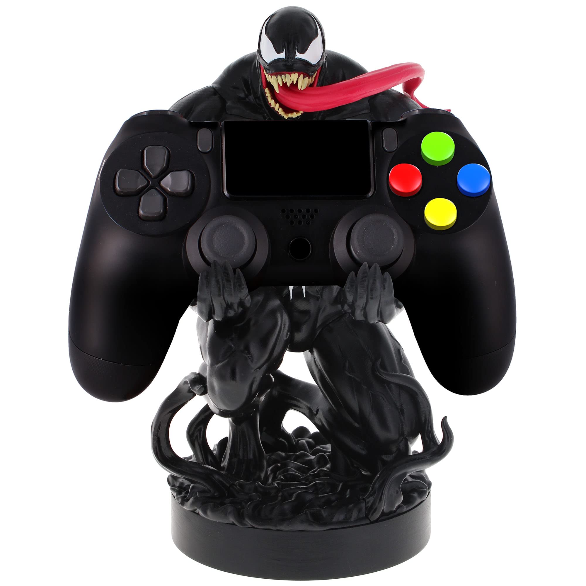 Marvel Venom Licensed Gaming Controller & Phone Stand | Cable Guys Official Figure | Perfect for Gaming Setup & Desk Organization