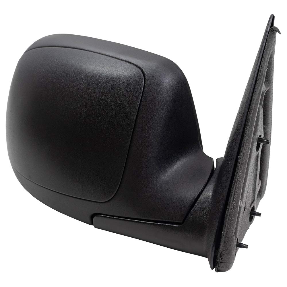 Replacement Manual Side Door Mirror for 99-06 Chevy Silverado Pickup Truck - Textured Cap - Passenger Side - OEM 25876715 - Perfect for Parking & Blind Spot Visibility