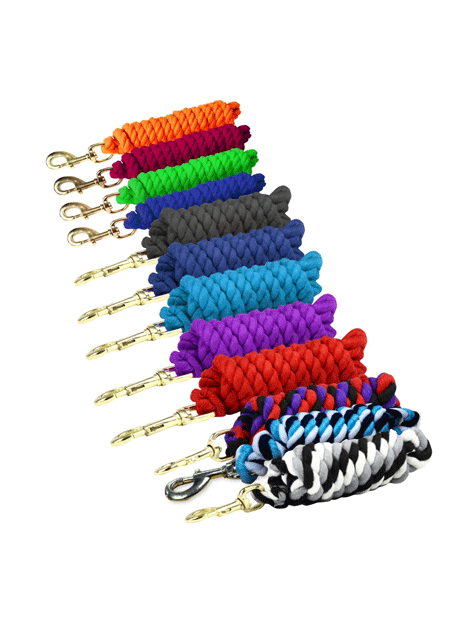 Premium Soft Cotton Horse Lead Rope - Durable & Comfortable for Training, Grooming, and Daily Horse Care