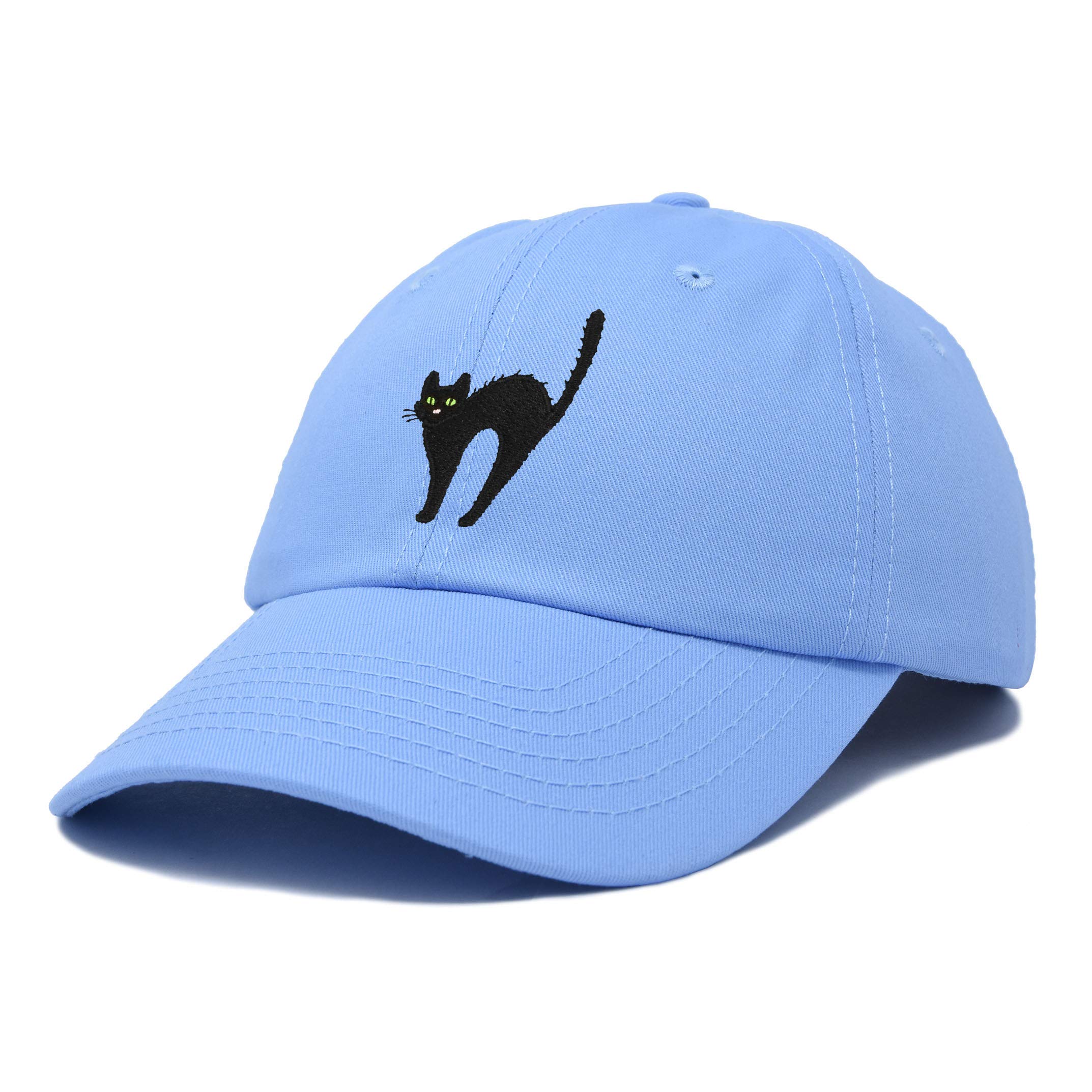 Black Cat Baseball Cap for Women - Cute Halloween Hat with Ears - Perfect for Costume Parties, Trick or Treating & Spooky Outfits