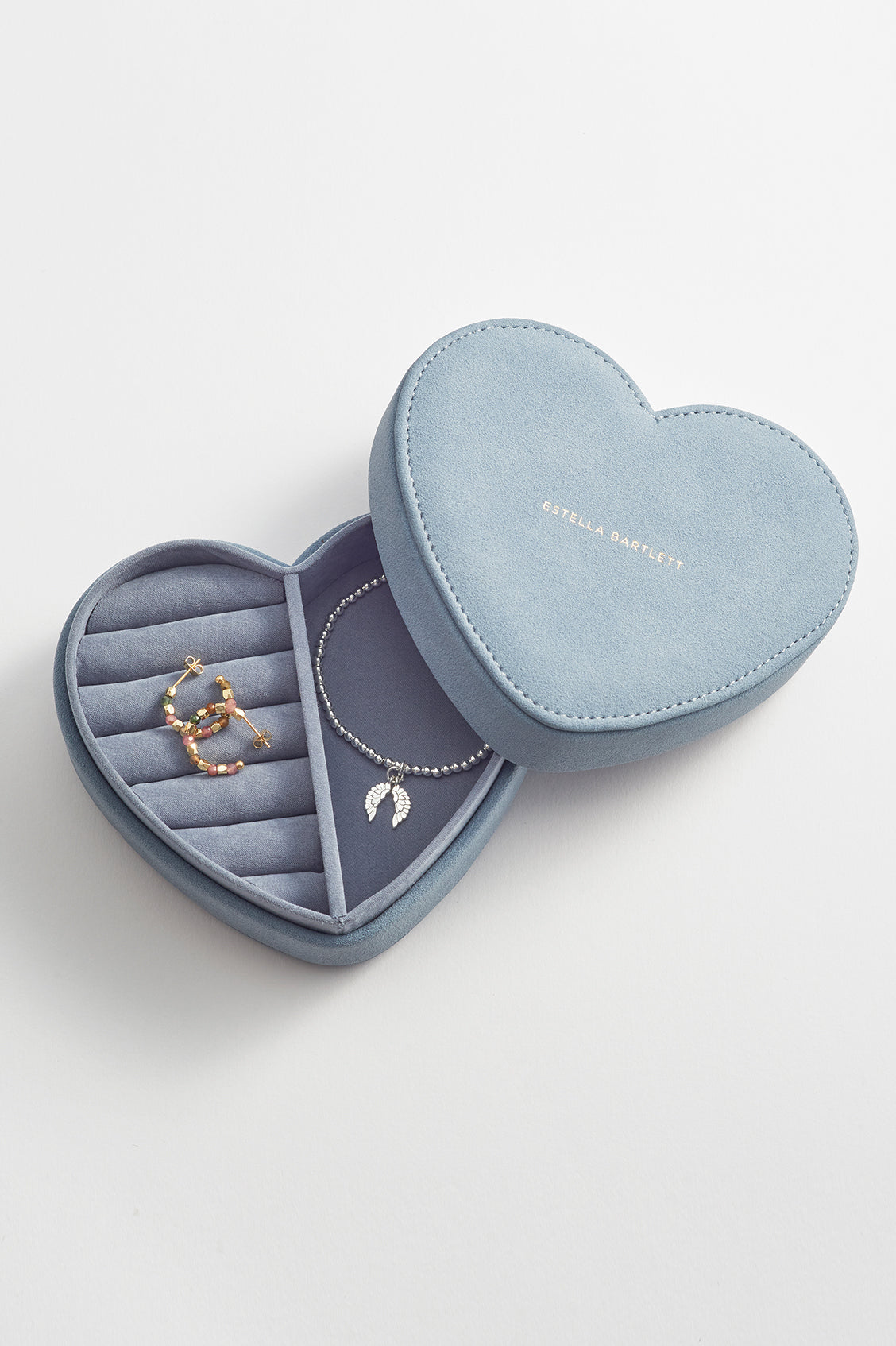 Elegant Heart-Shaped Jewelry Box for Women - Perfect for Gifts, Wedding, Anniversary & Valentine's Day - Romantic Keepsake Storage for Rings, Necklaces & Earrings