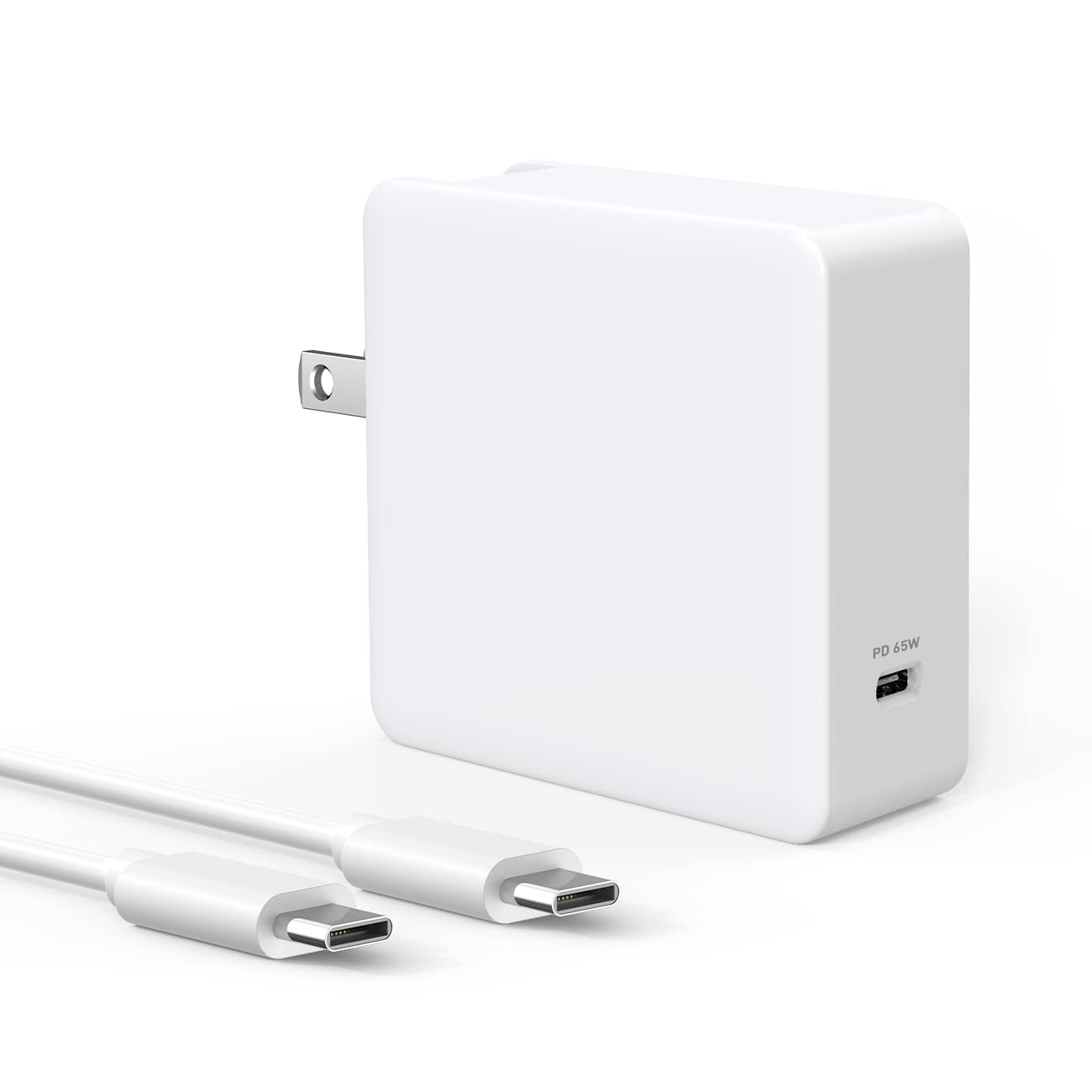 65W USB C Fast Charger for MacBook Pro 13/15/16 inch & MacBook Air 13 inch (2020-2018) - M1 Chip Compatible Thunderbolt 3 Power Adapter - Perfect for Travel, Office & Home Use