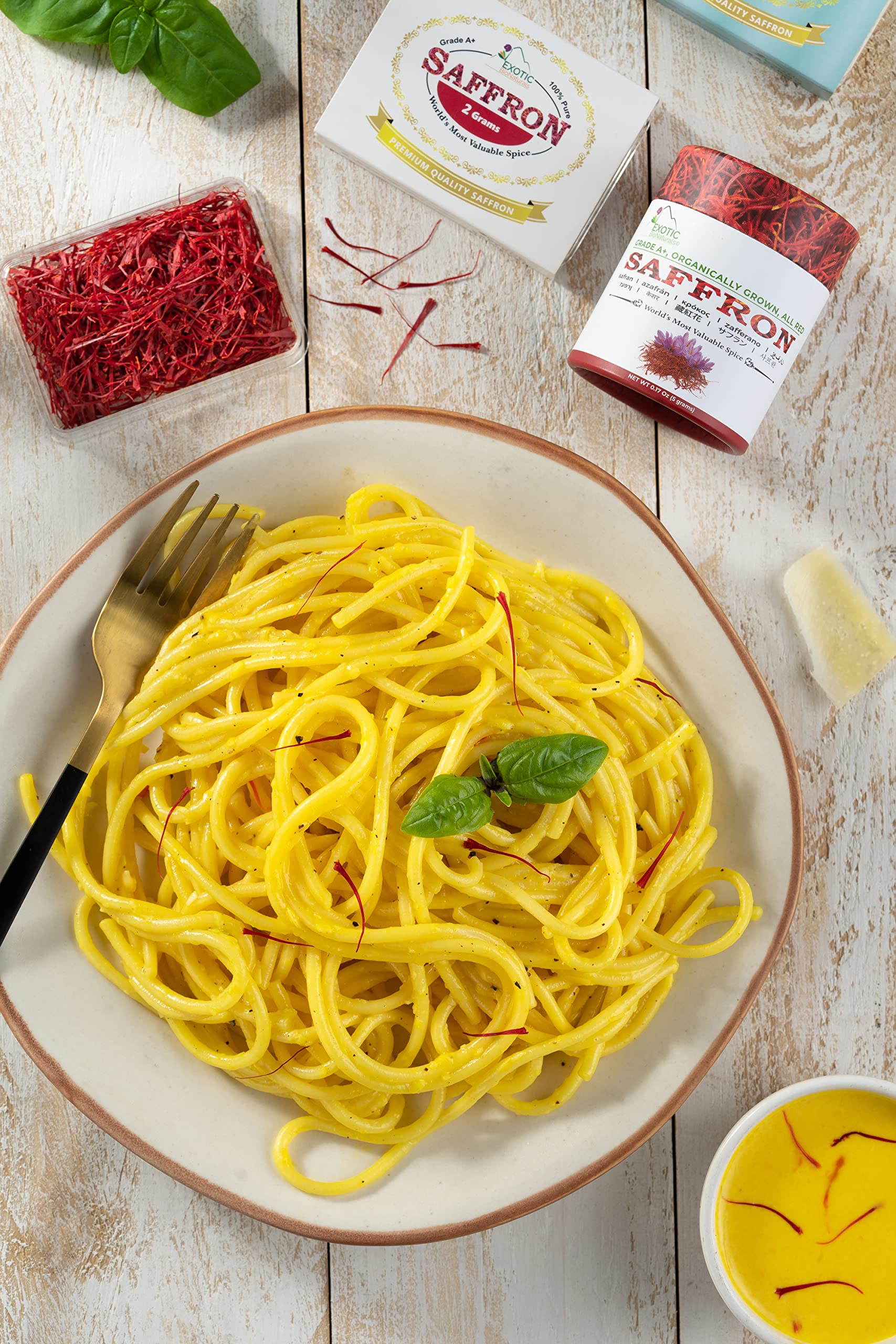 Premium Grade A+ Super Negin Saffron Threads - 100% Pure All Red Saffron Spice for Cooking, Baking & Beverages | Perfect for Paella, Risotto, Bomba Rice, Saffron Tea & Golden Milk | Gourmet Kitchen Essential (2g/0.07oz) | Ideal for Home Chefs, Food Enthusiasts & Healthy Lifestyles