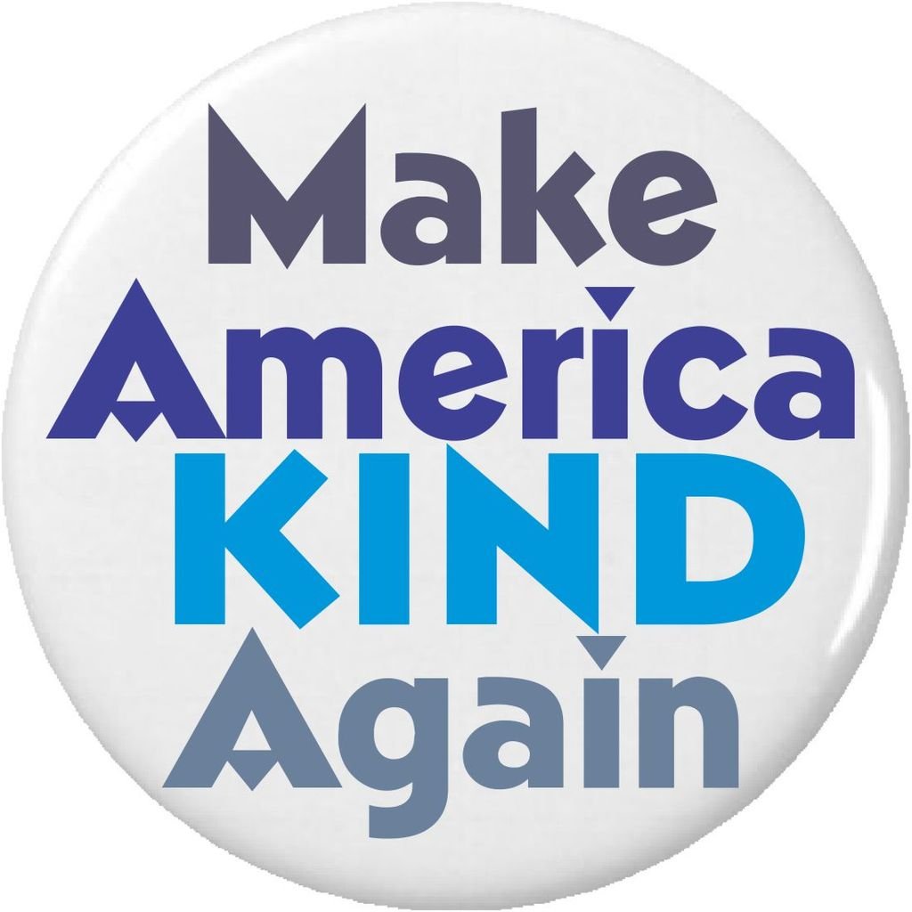Make America Kind Again 2.25 Inch Large Magnet - Patriotic Car Fridge Decoration for Home Office & Gifts