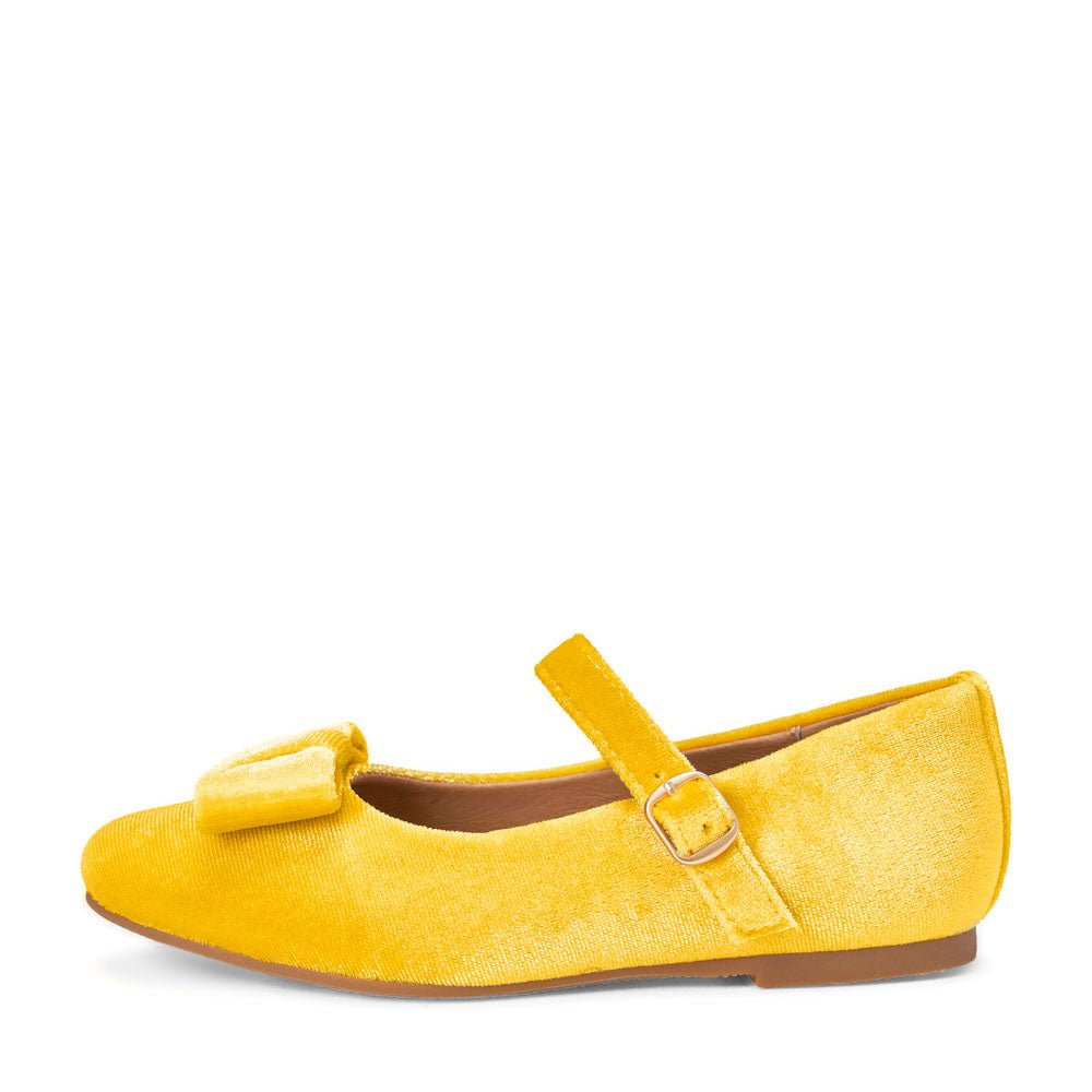 Ellen Velvet Yellow Women's Casual Dress - Elegant & Comfortable for Summer, Parties, and Date Nights