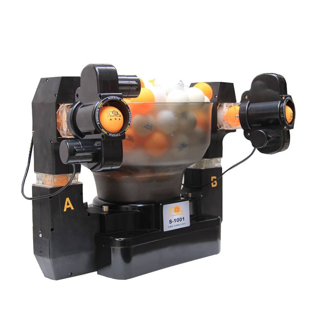Automatic Table Tennis Robot Trainer - Ping Pong Ball Machine for Professional Practice & Home Training | Perfect for Indoor Sports, Backyard Games & Table Tennis Clubs