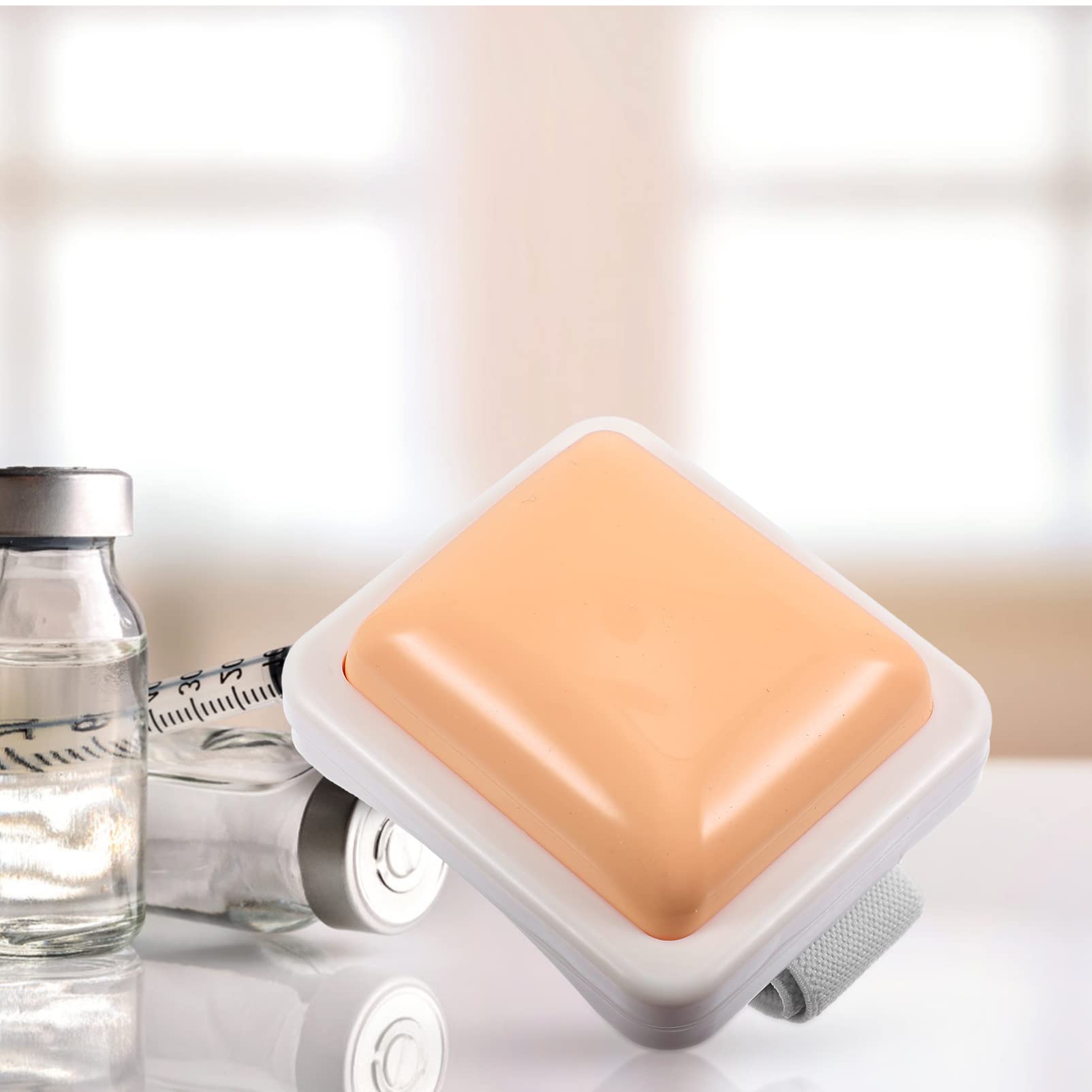 GLEAVI Silicone Injection Pad - Realistic Intramuscular Injection Training Model for Medical Students & Nurses - Perfect for IV, Subcutaneous & IM Practice at Home or Clinic
