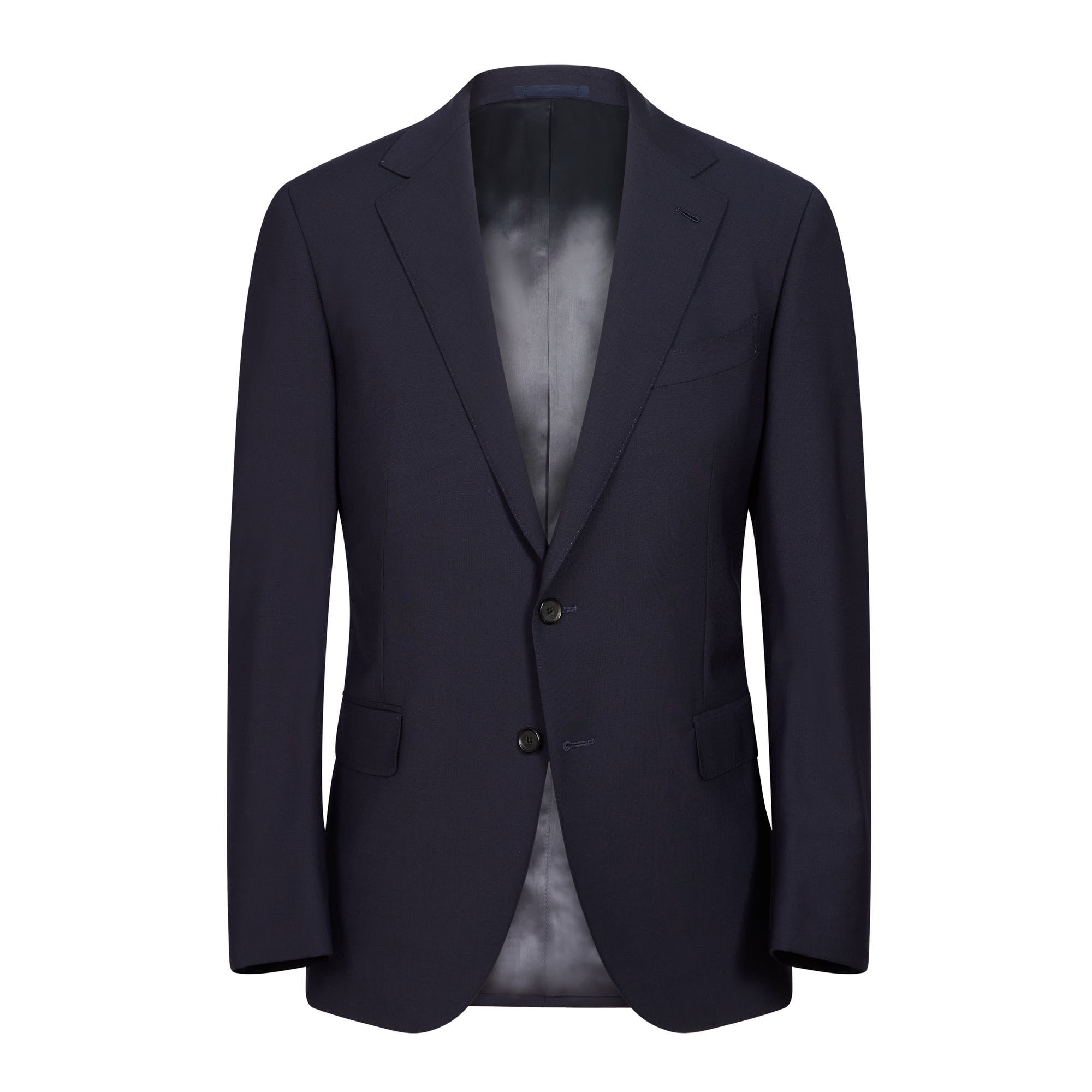 HENRY SARTORIAL X CARUSO Norma Wool Suit for Men - Navy Blue Business Suit - Premium Italian Wool Tailored Suit for Weddings, Office & Formal Events