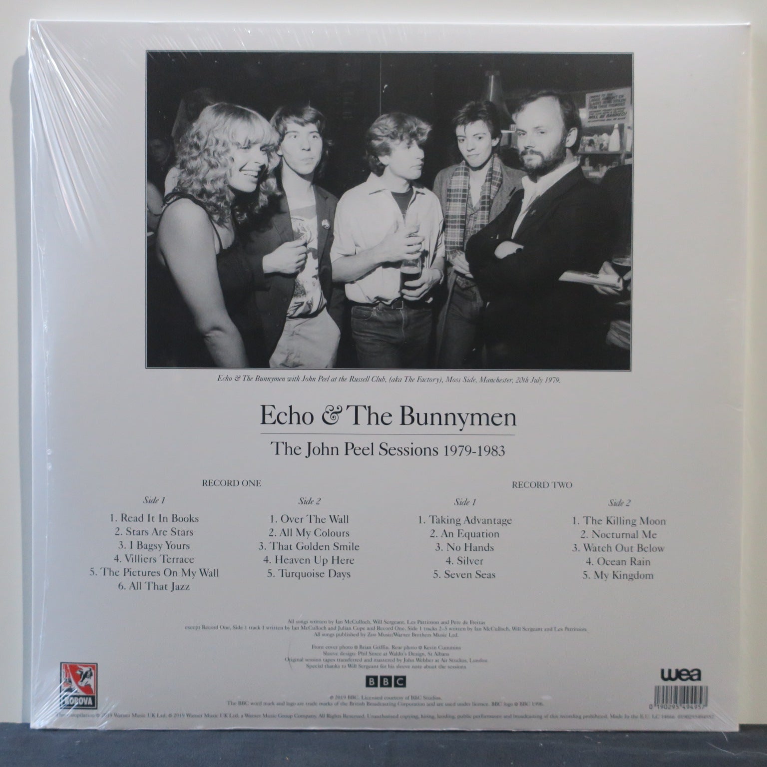 ECHO & THE BUNNYMEN 'Peel Sessions' Limited Edition Vinyl 2LP Record - Perfect for Music Collectors & Vinyl Enthusiasts, Great Gift for Indie Rock Fans