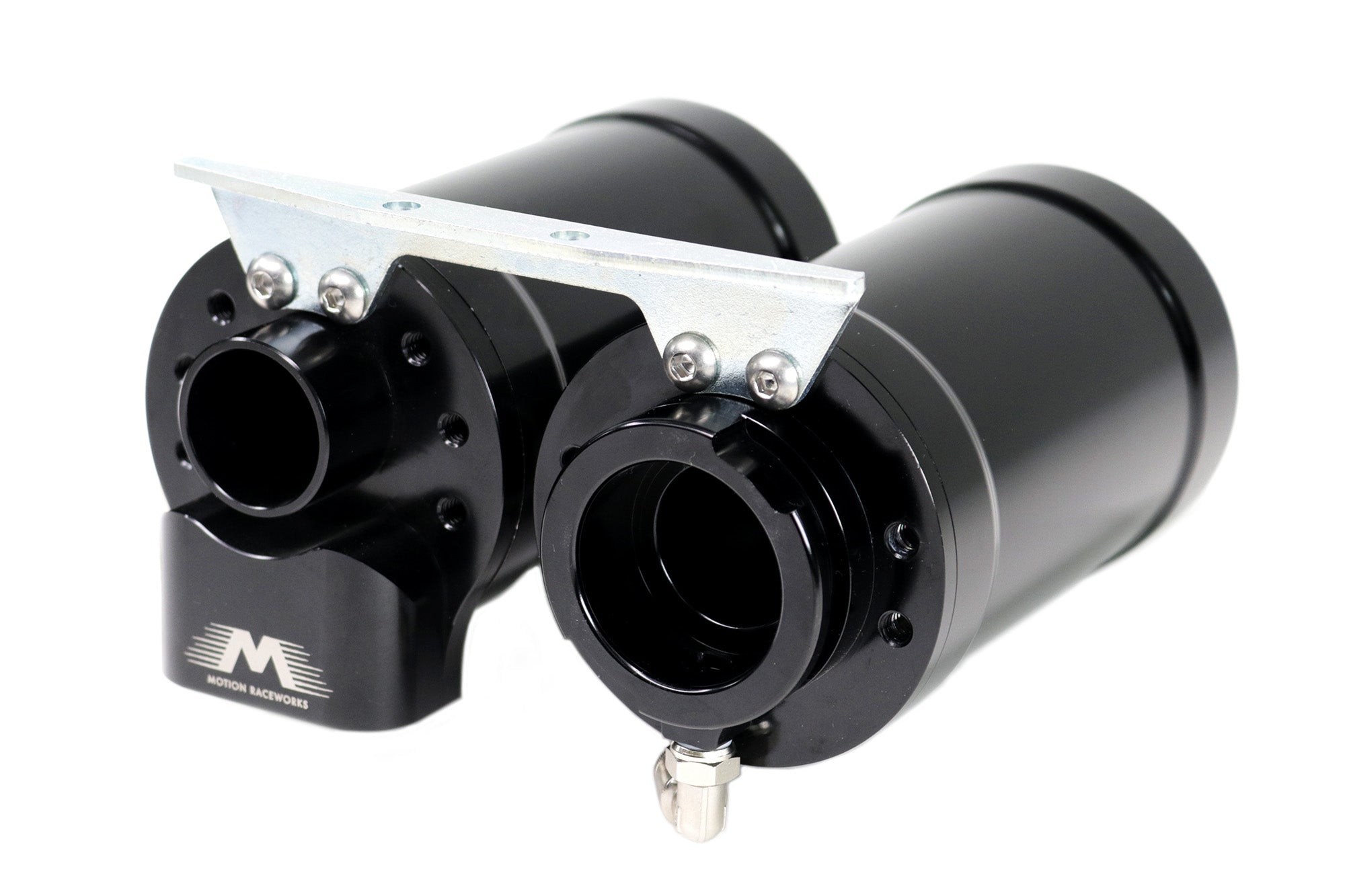 High-Quality Dual Catch Can Bracket Mount - Heavy Duty Steel Construction for Enhanced Engine Performance - Perfect for Car Enthusiasts & DIY Automotive Projects