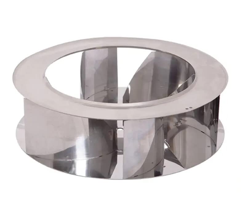 High-Quality 20cm (200mm) Steel Round Flue Chimney Fan - Fireplace Exhaust Fan & Draft Inducer for Improved Ventilation | Perfect for Wood Stoves, Fireplaces & Heating Systems