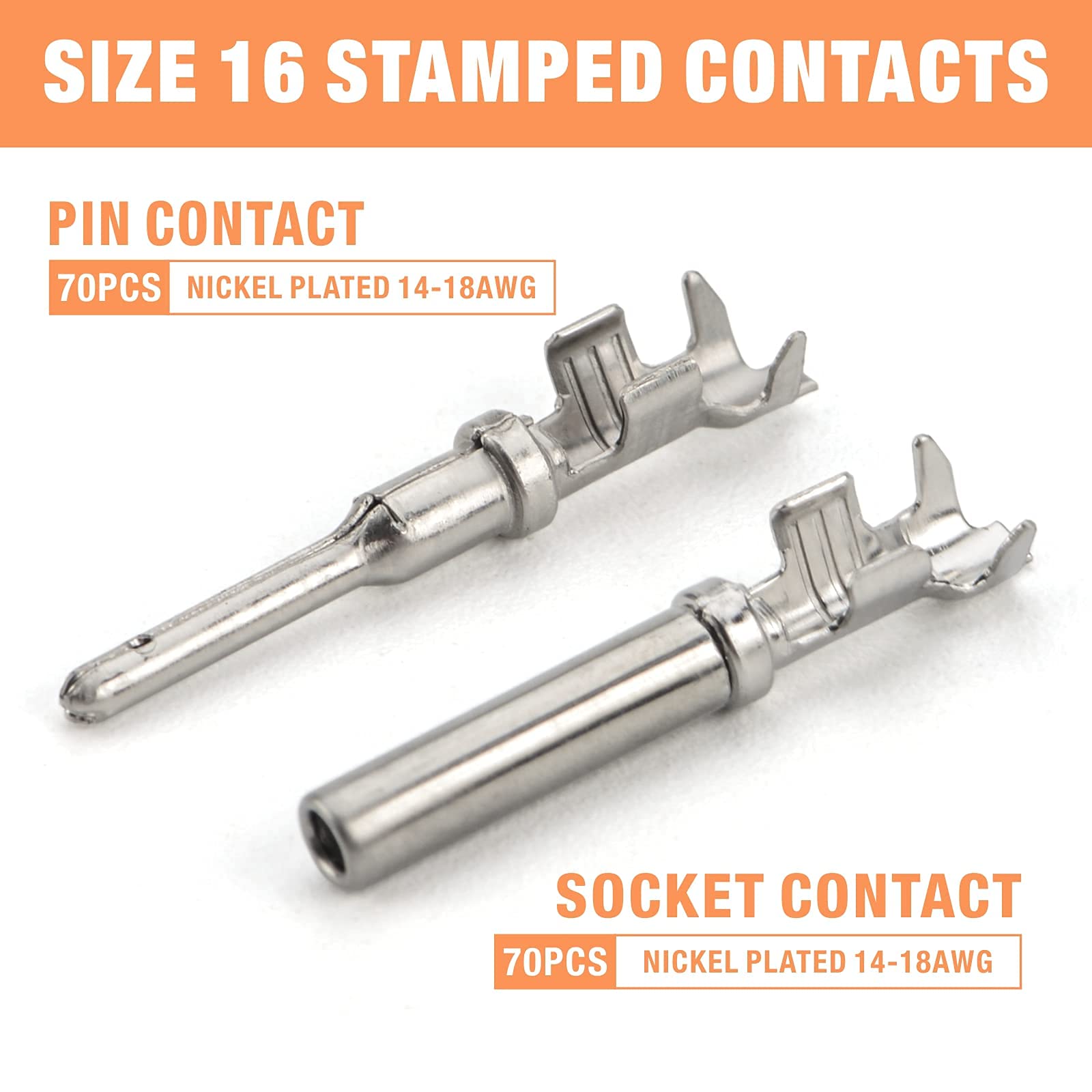 Premium Deutsch DT Connector Kit & Stamped Pin Crimping Tool Set - Professional Automotive Electrical Wiring Solution for Trucks, Trailers & Heavy Equipment Repair