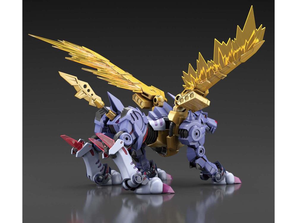 Figure Rise Standard Digimon Metal Garurumon (Amplified Ver.) Plastic Model Kit - Build & Display for Anime Fans & Collectors - Perfect for Home Decoration, Gifts & Action Figure Battles